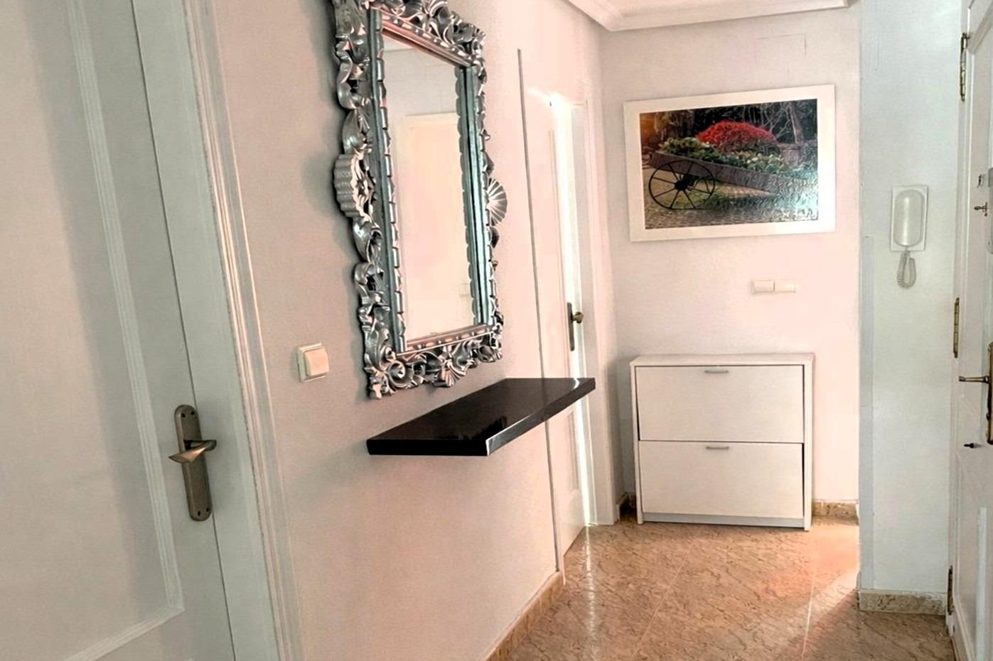 Pool area in penthouse for sale in Torrevieja