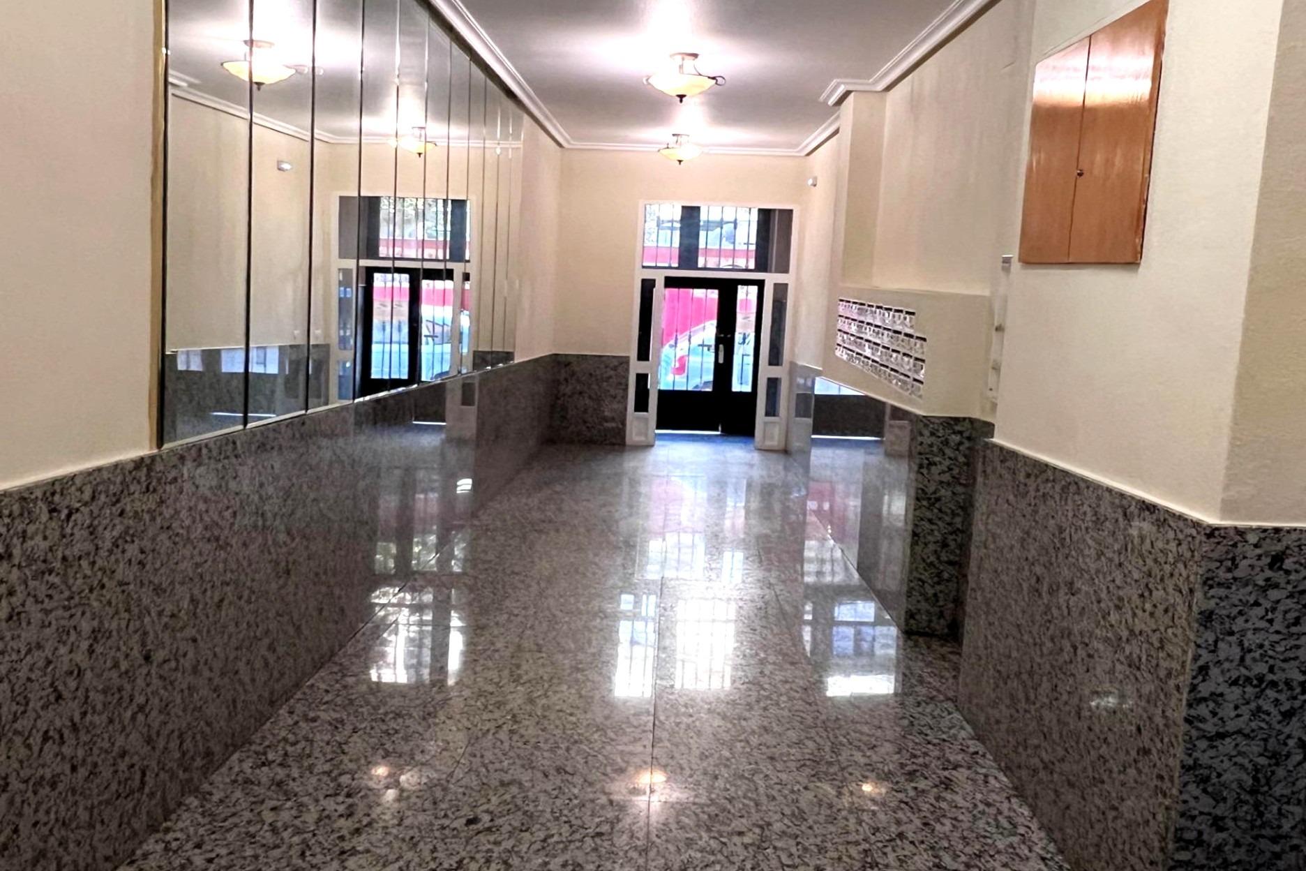 Pool area in penthouse for sale in Torrevieja