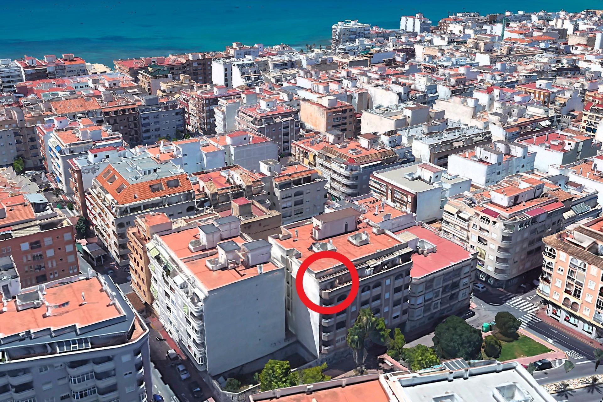 Exterior view in penthouse for sale in Torrevieja