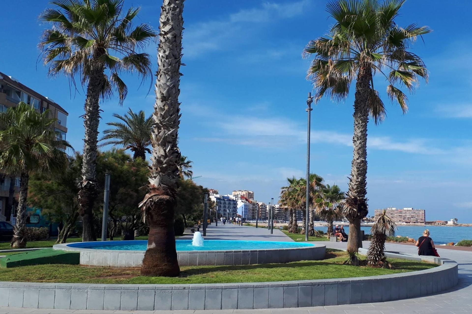 Garden in apartment for sale in Torrevieja