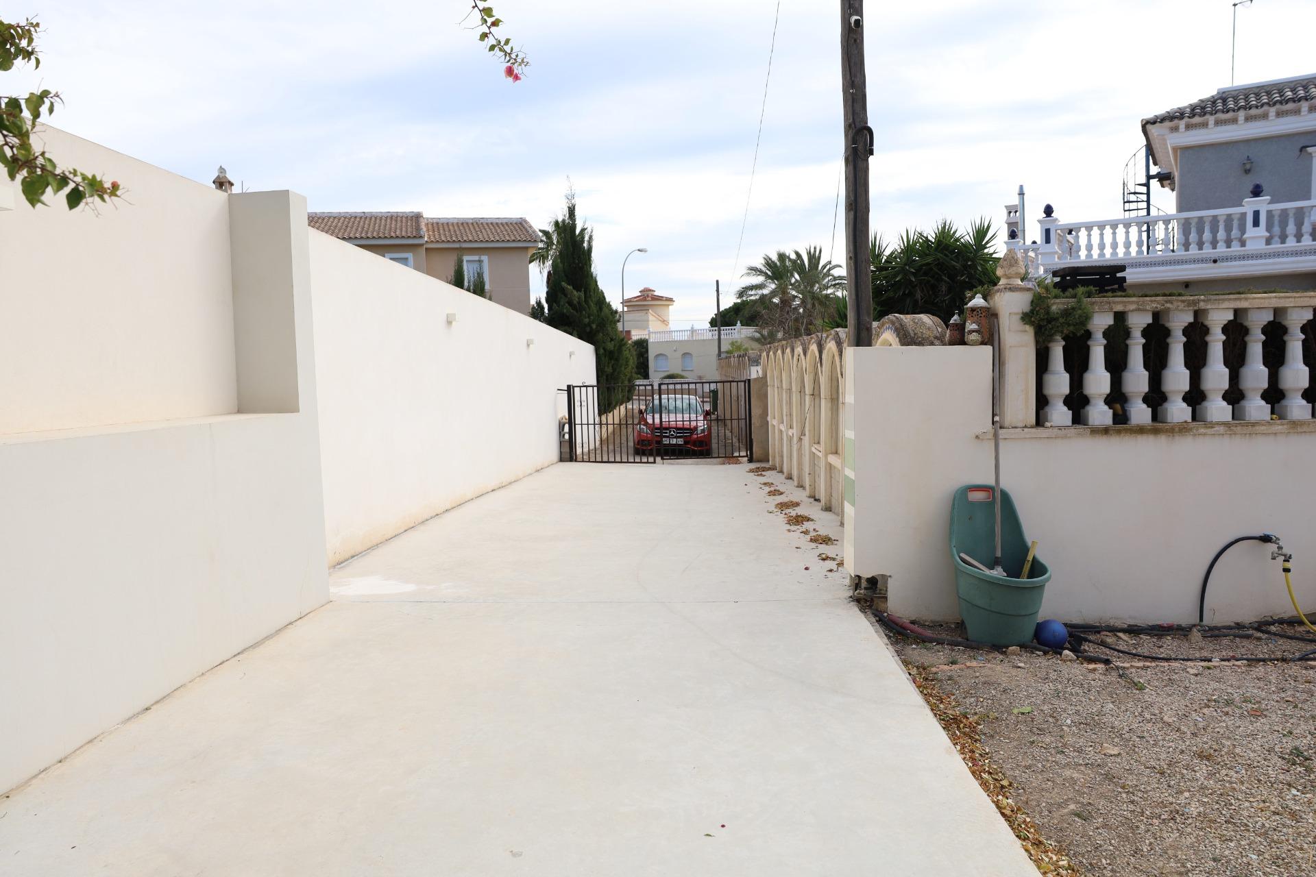 Pool area in villa for sale in Ciudad Quesada