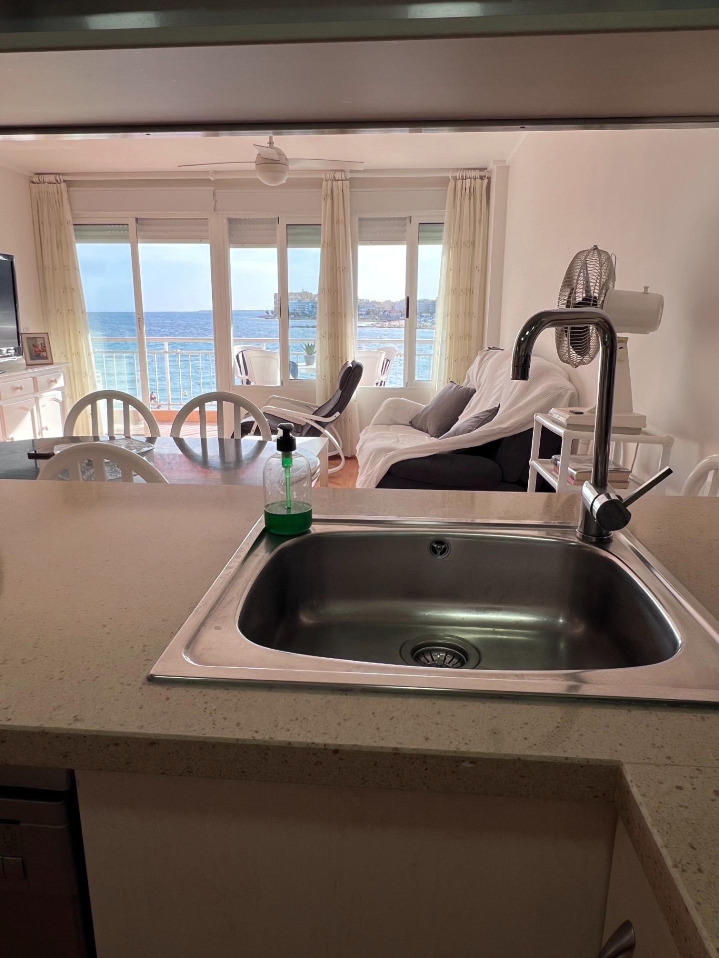Pool area in apartment for sale in Torrevieja