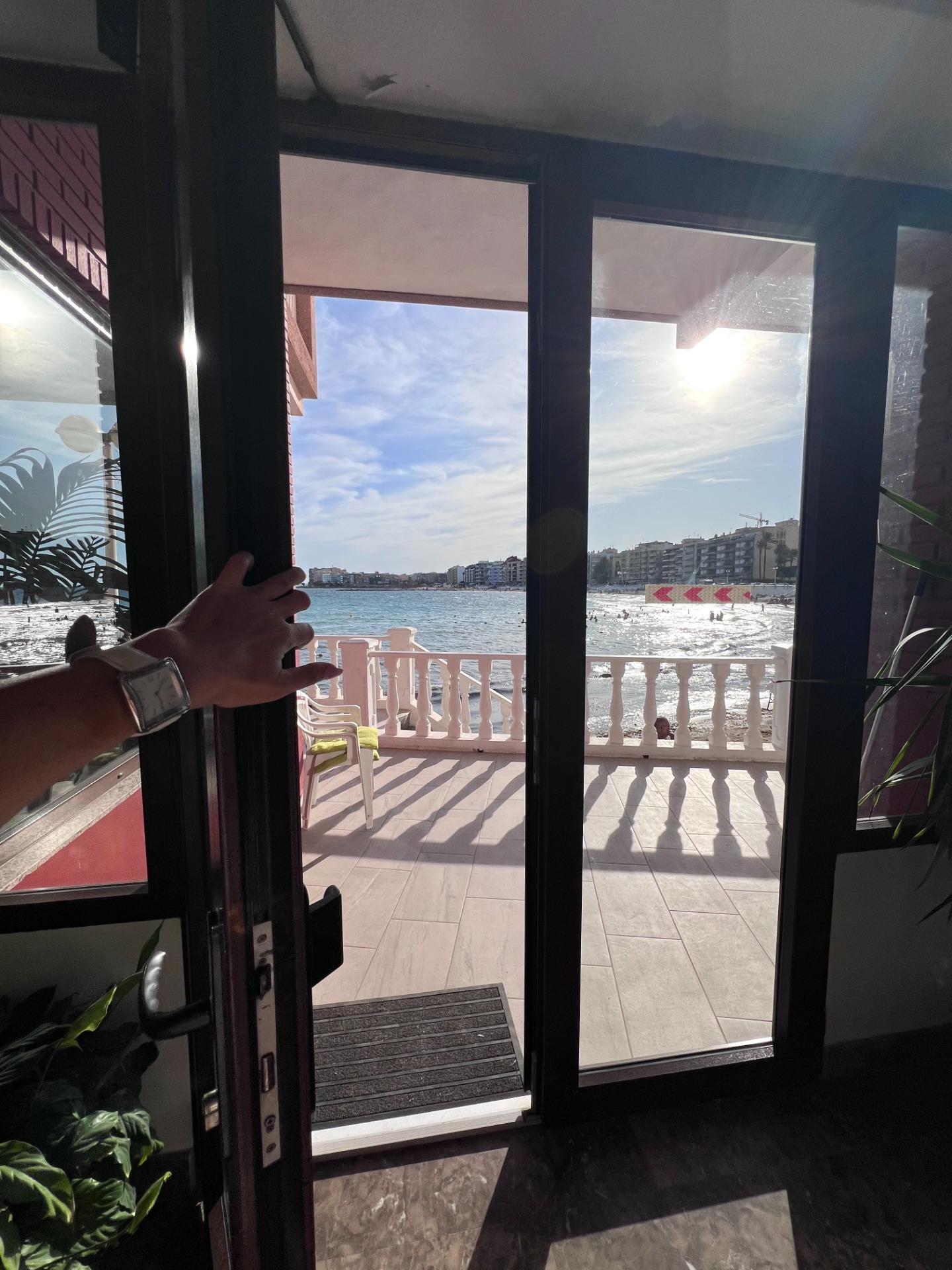Pool area in apartment for sale in Torrevieja