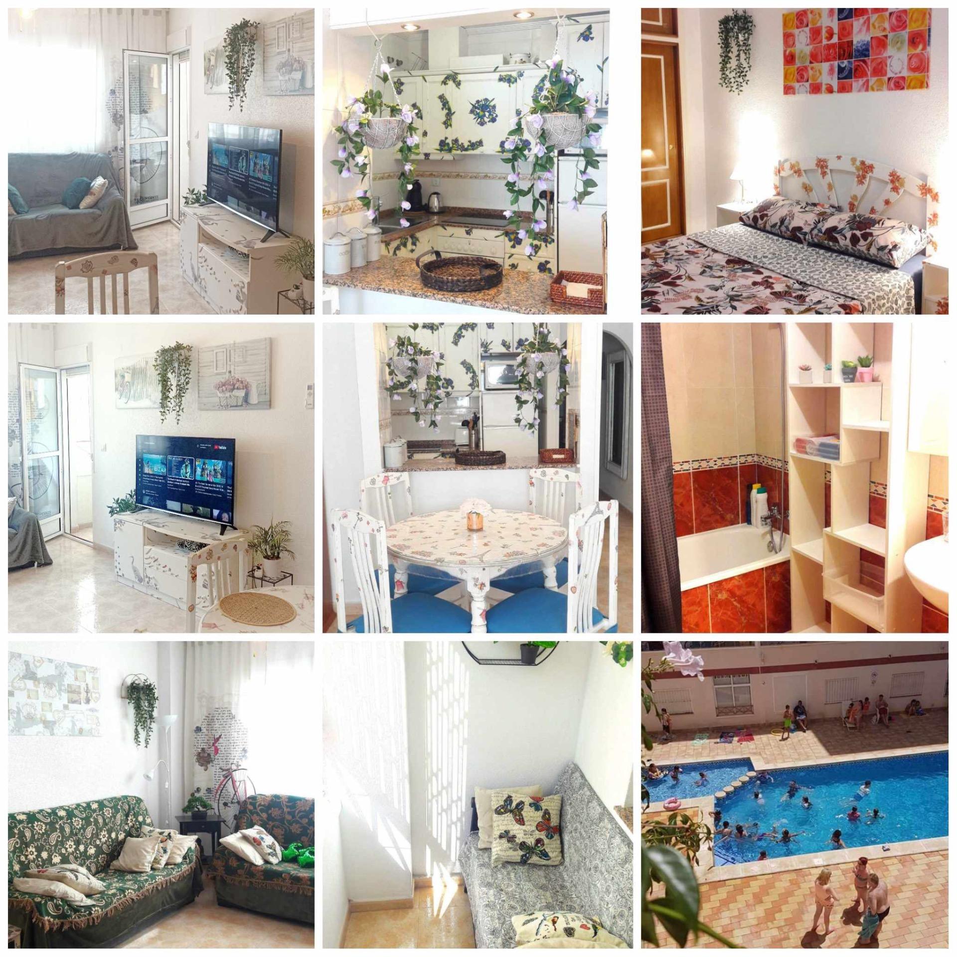 Garden in apartment for sale in Torrevieja