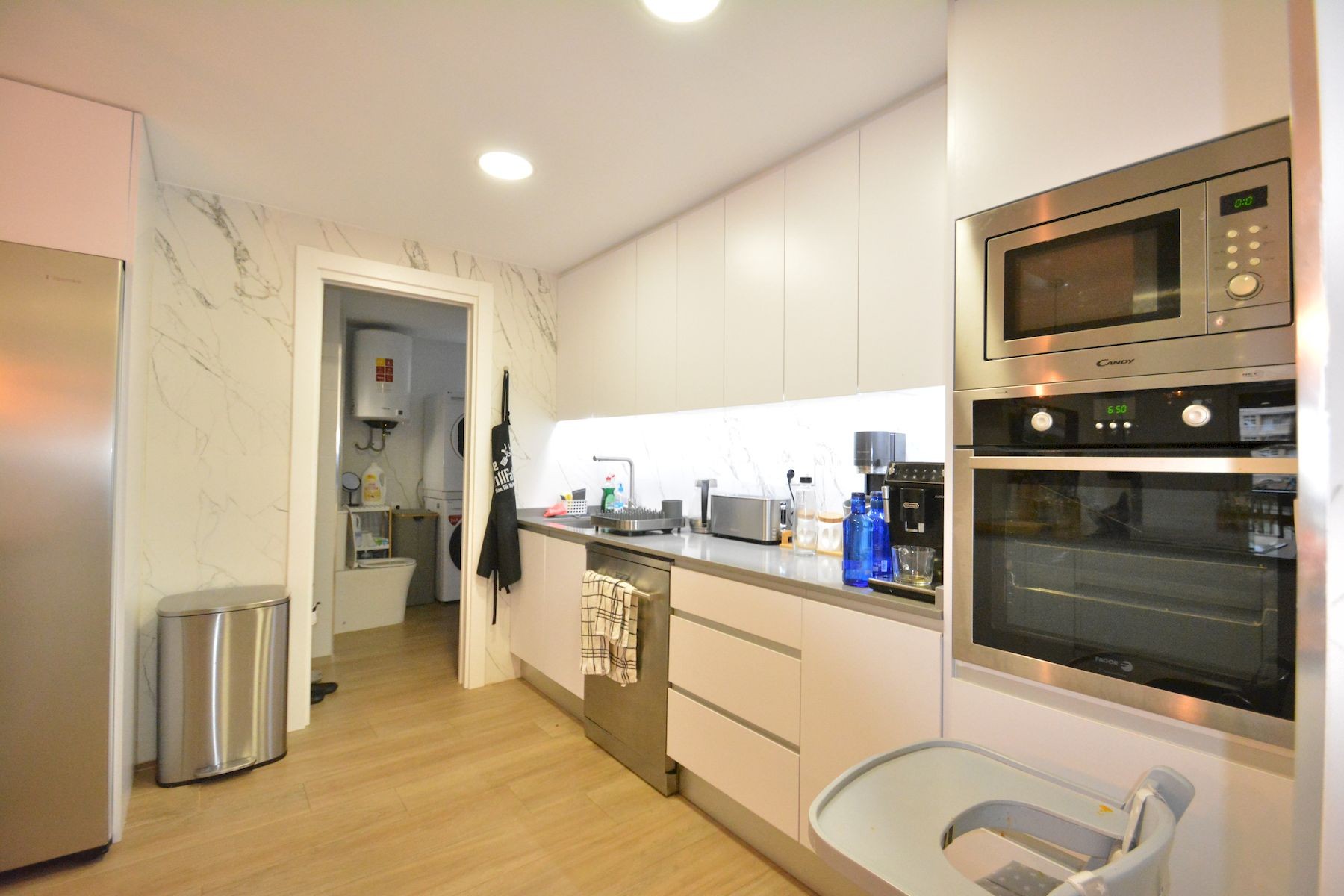 Pool area in apartment for sale in Guardamar del Segura