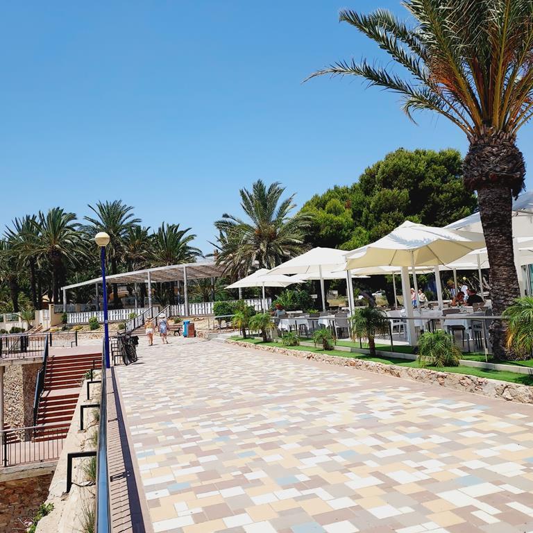 Pool area in apartment for sale in Torrevieja