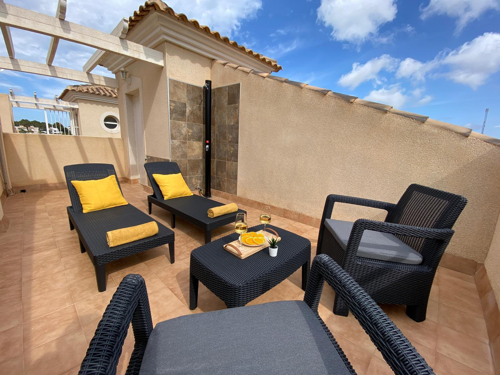 Terrace in apartment for sale in Villamartin