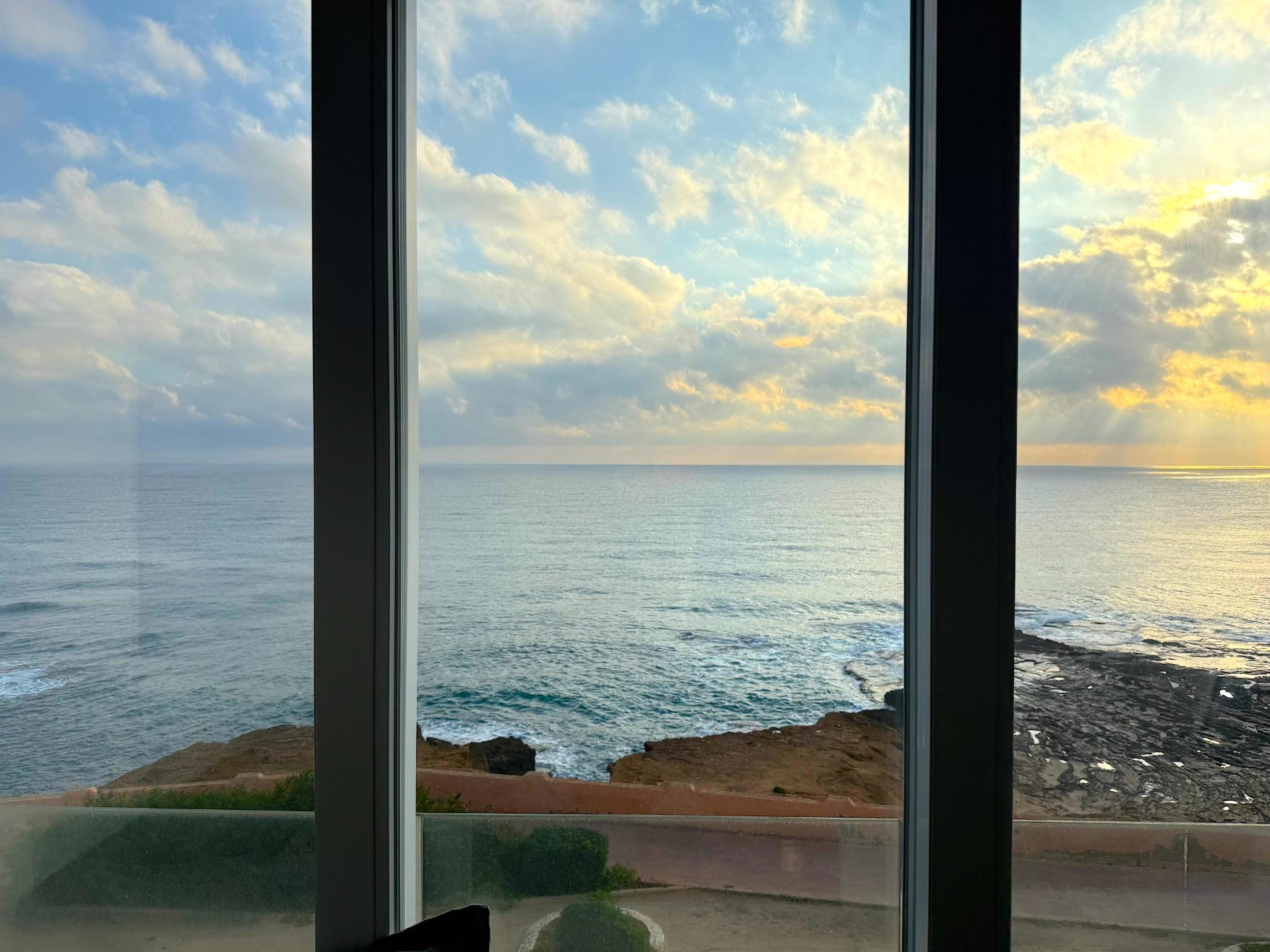 A rare opportunity to purchase a fully renovated apartment on the front line of the sea in one of th