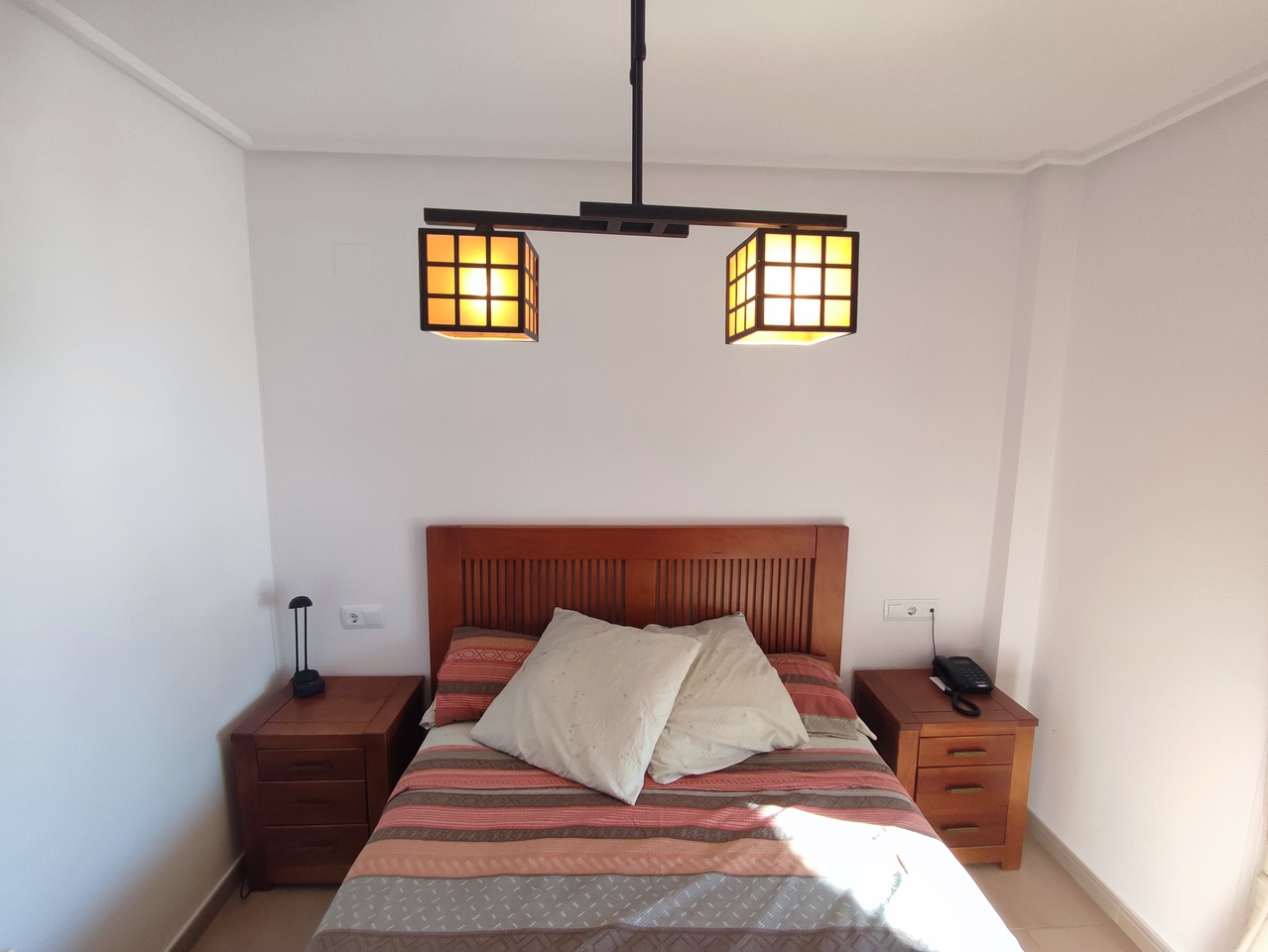Master bedroom in apartment for sale in Hacienda Riquelme Golf Resort