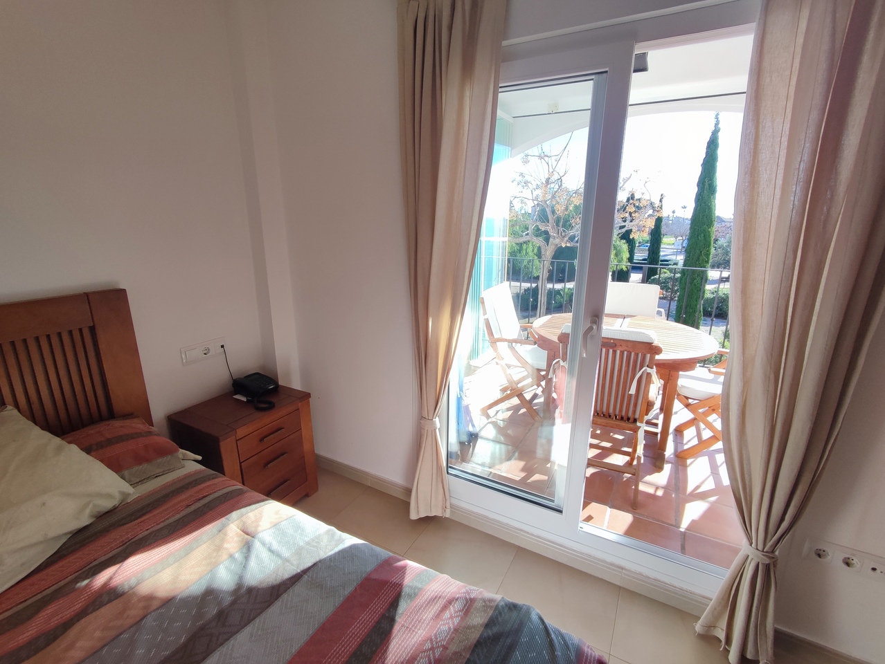 Pool area in apartment for sale in Hacienda Riquelme Golf Resort