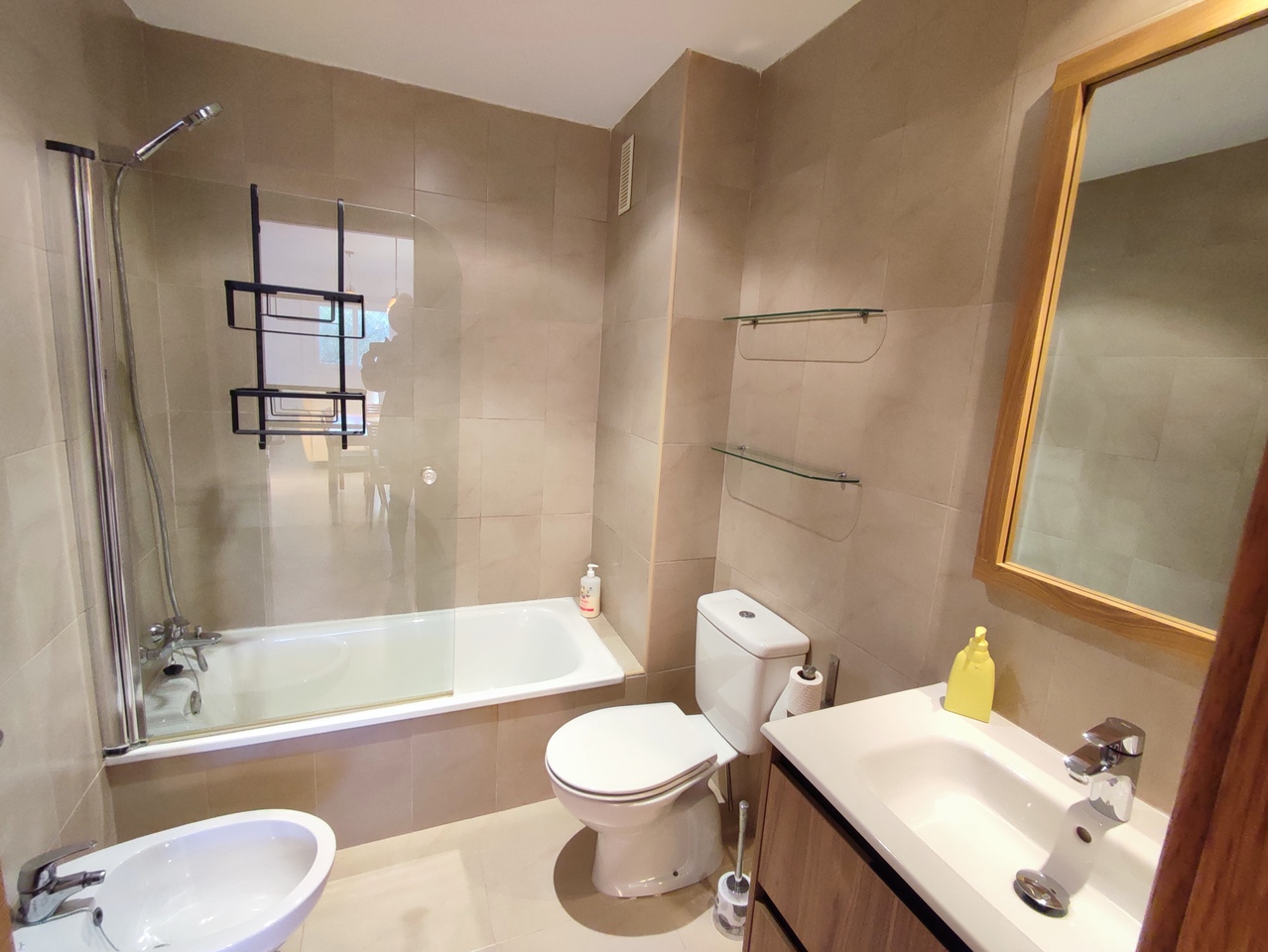 Garden in apartment for sale in Hacienda Riquelme Golf Resort