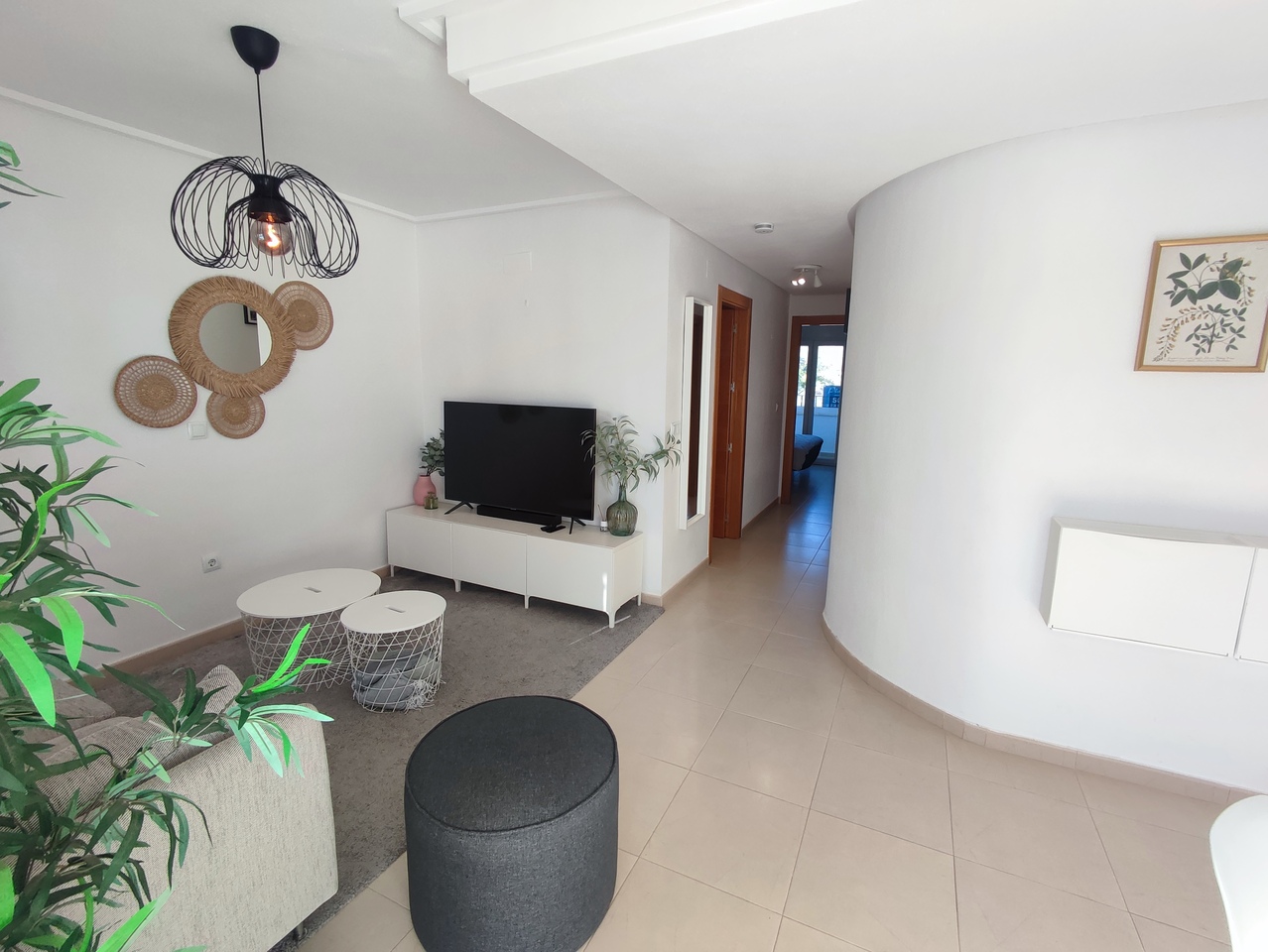 Living room in apartment for sale in Hacienda Riquelme Golf Resort