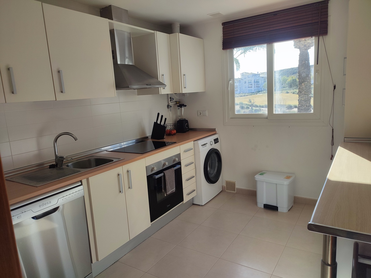 Master bedroom in apartment for sale in Hacienda Riquelme Golf Resort