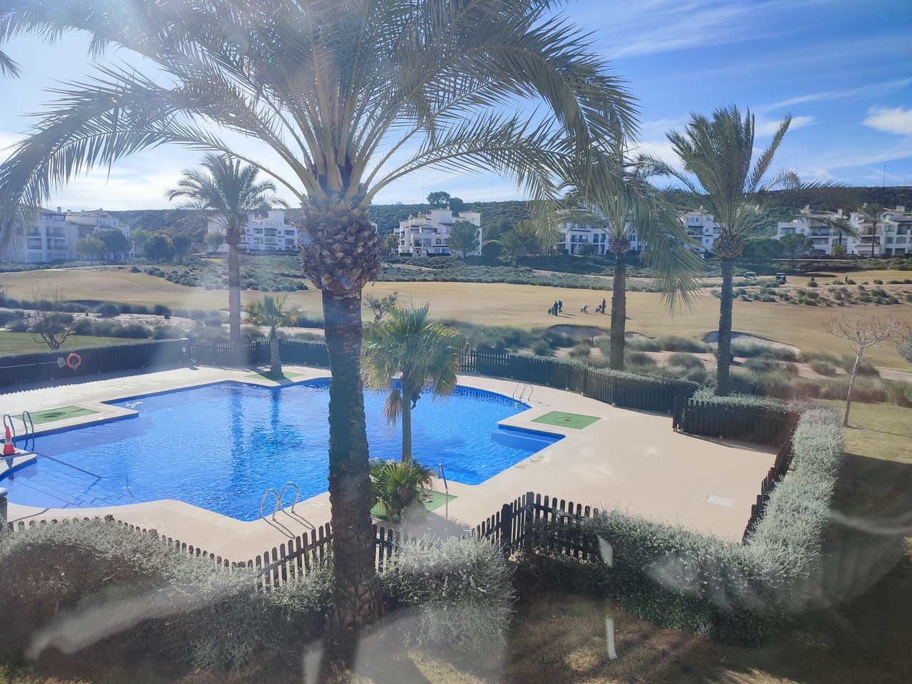 Terrace in apartment for sale in Hacienda Riquelme Golf Resort