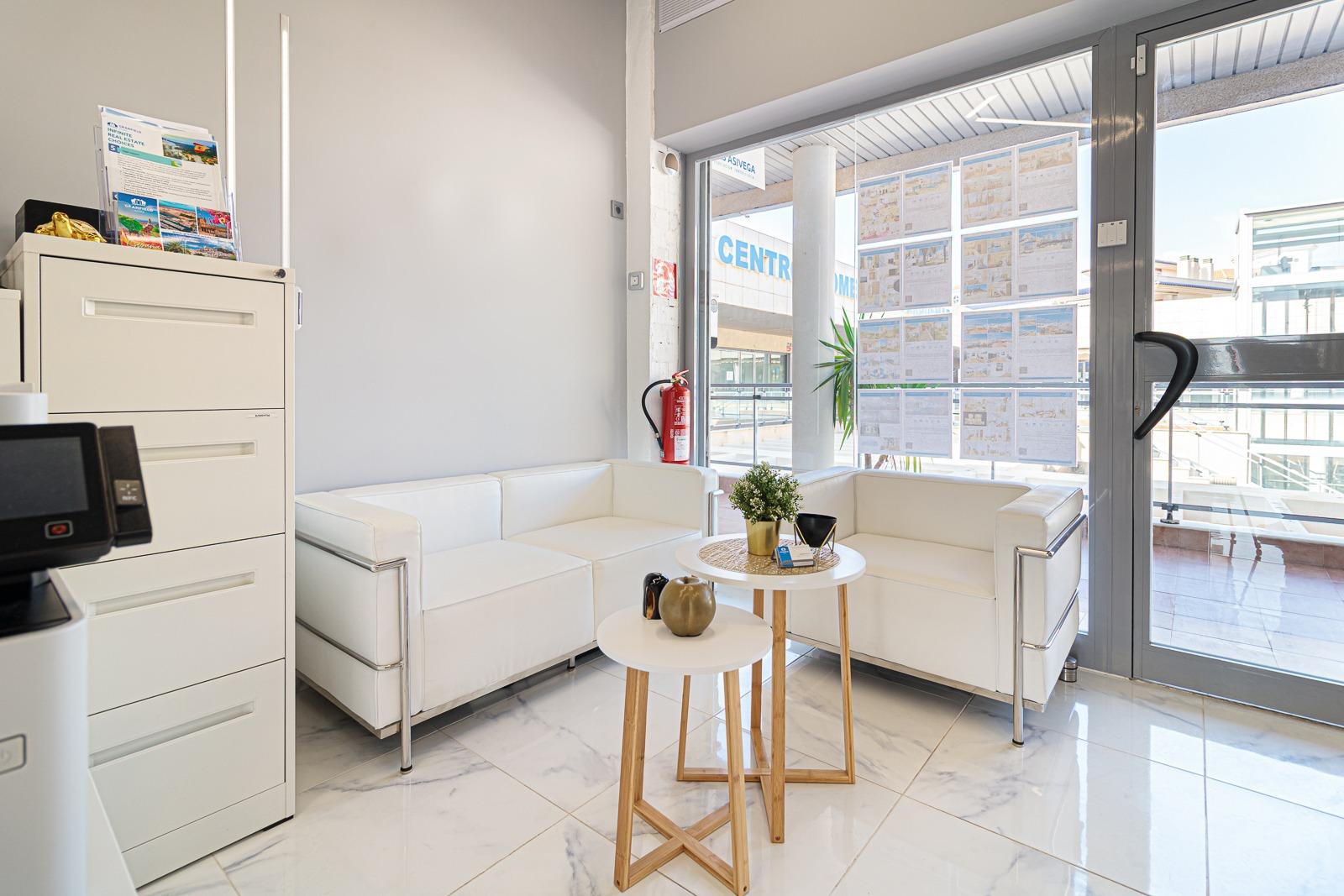 Office for sale with modern designer renovation, high-quality furniture, computers, printers, and th
