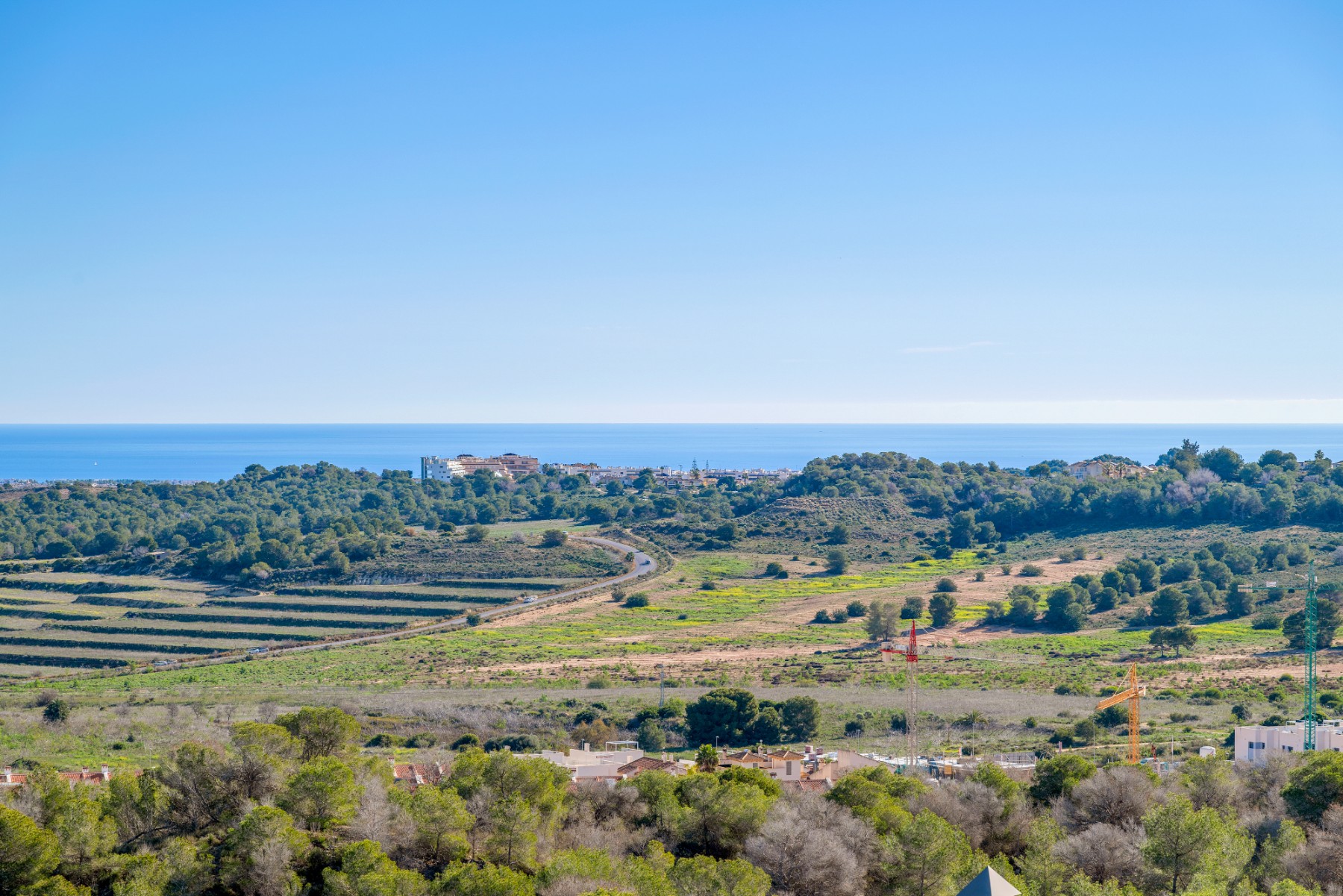 Master bedroom in villa for sale in San Miguel de Salinas