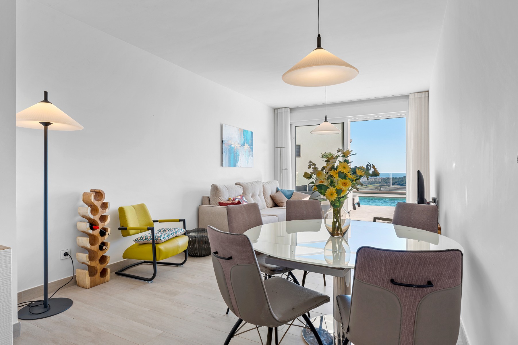 Terrace in villa for sale in San Miguel de Salinas