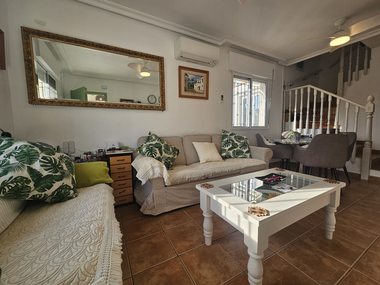 Pool area in bungalow for sale in La Zenia