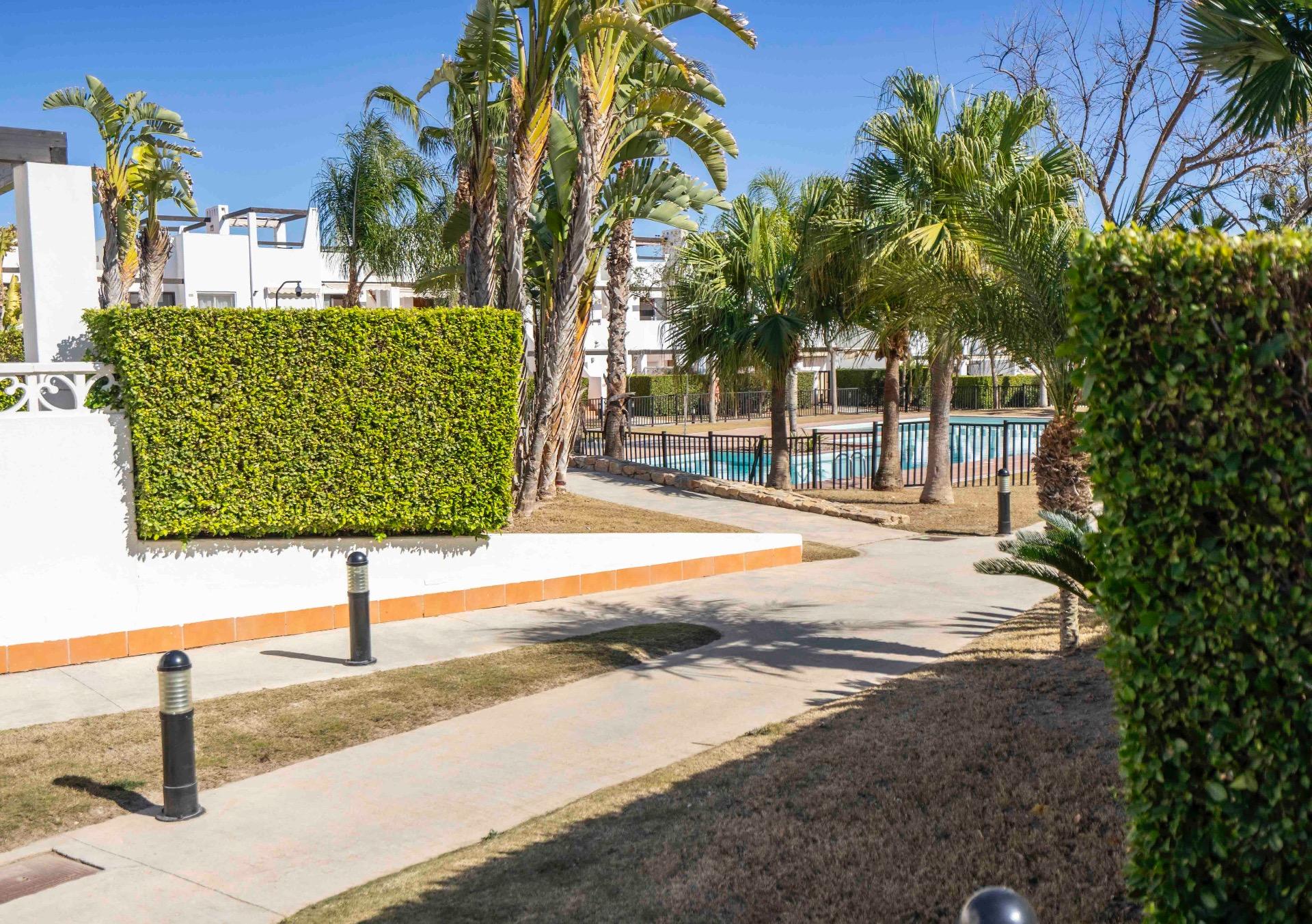 Pool area in apartment for sale in Alhama De Murcia