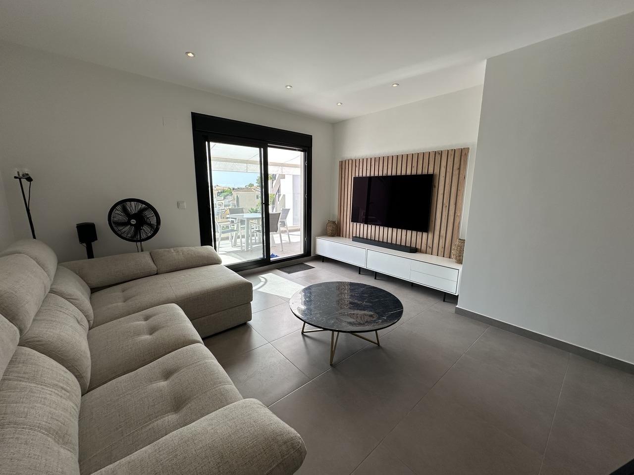 Master bedroom in penthouse for sale in Orihuela Costa