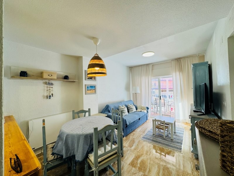 Pool area in apartment for sale in La Mata