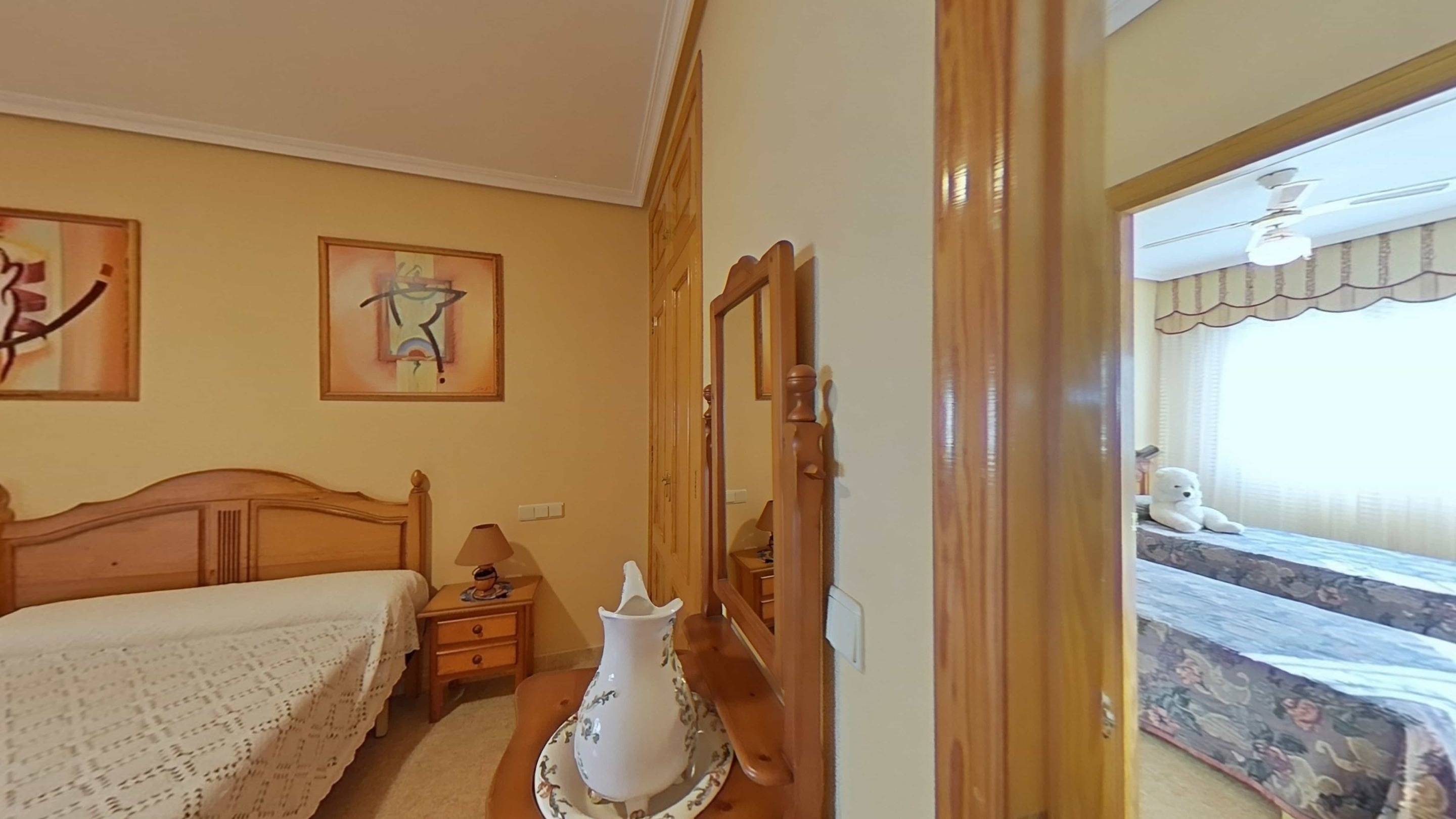 Master bedroom in terraced for sale in San Pedro del Pinatar