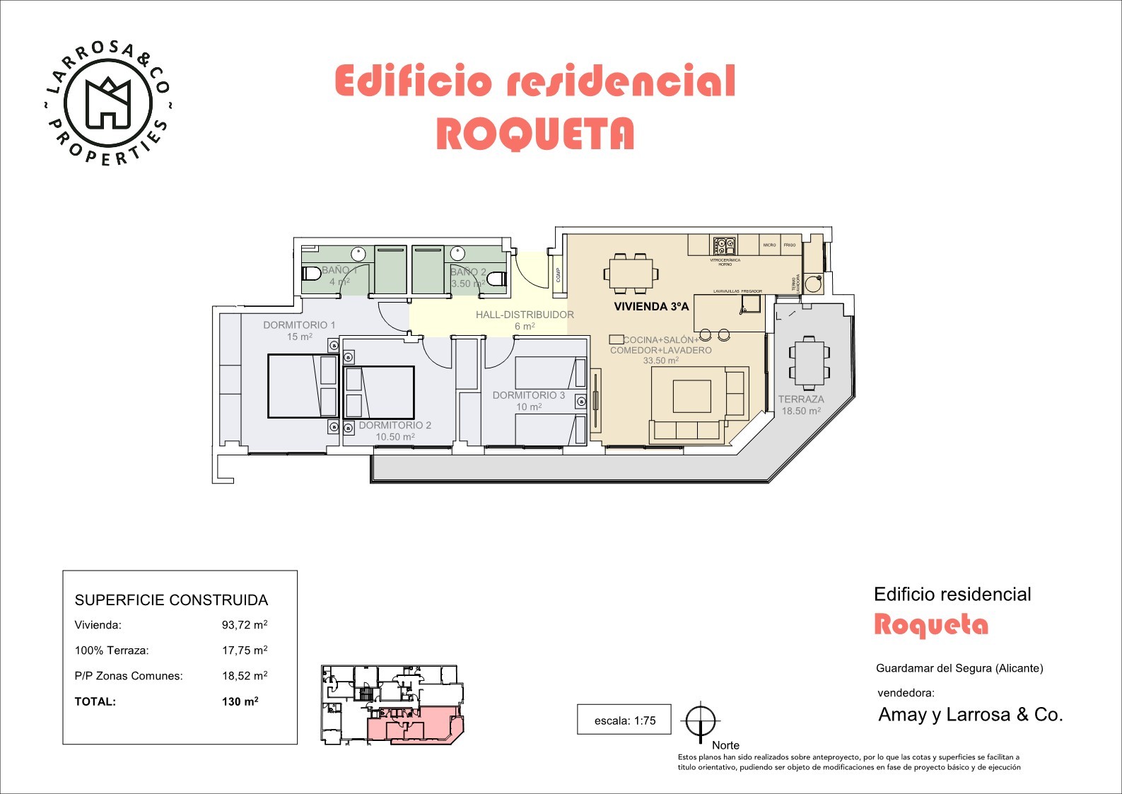 Bedroom in apartment for sale in Guardamar del Segura