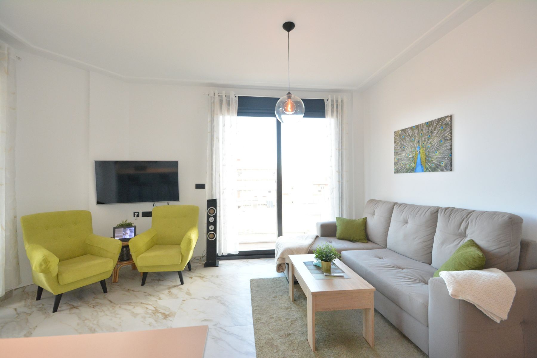Pool area in apartment for sale in Guardamar del Segura