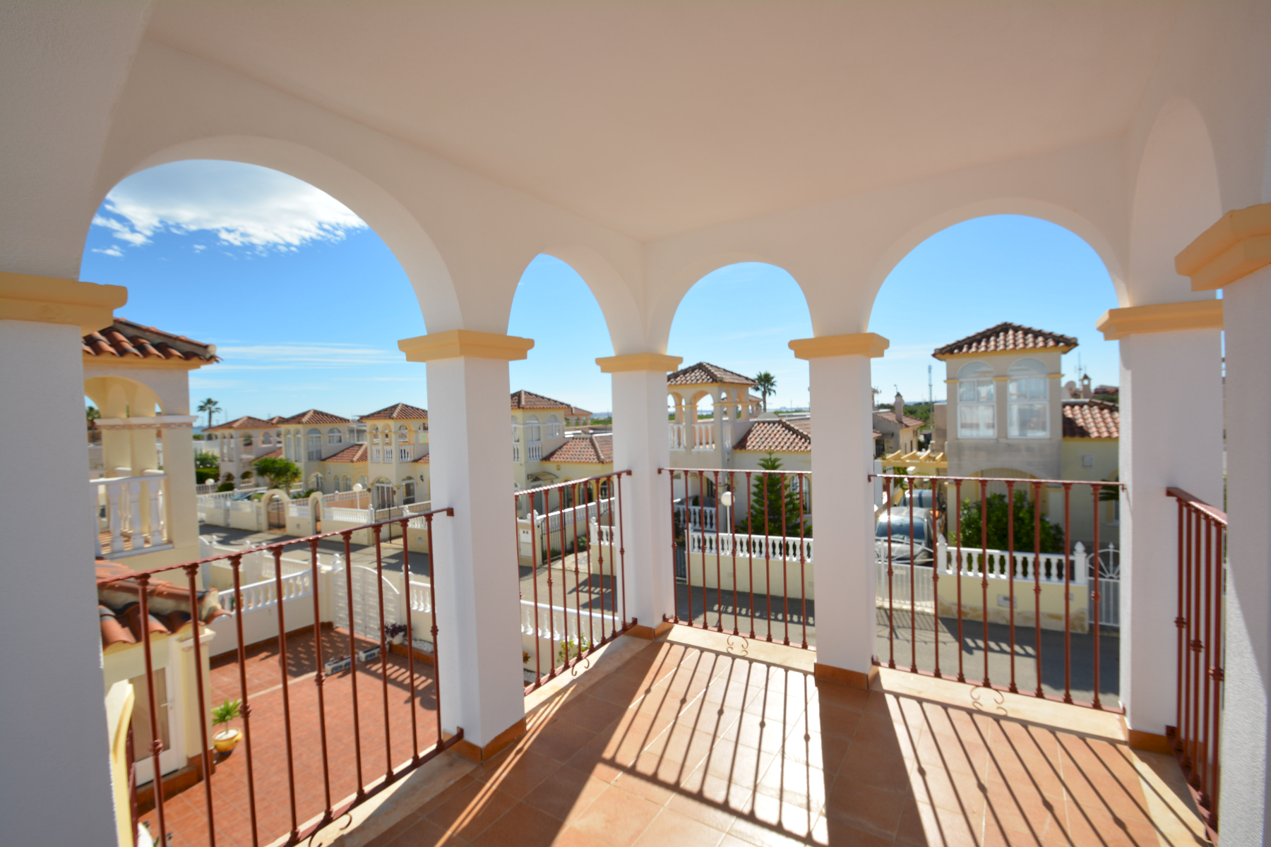 Pool area in villa for sale in Algorfa