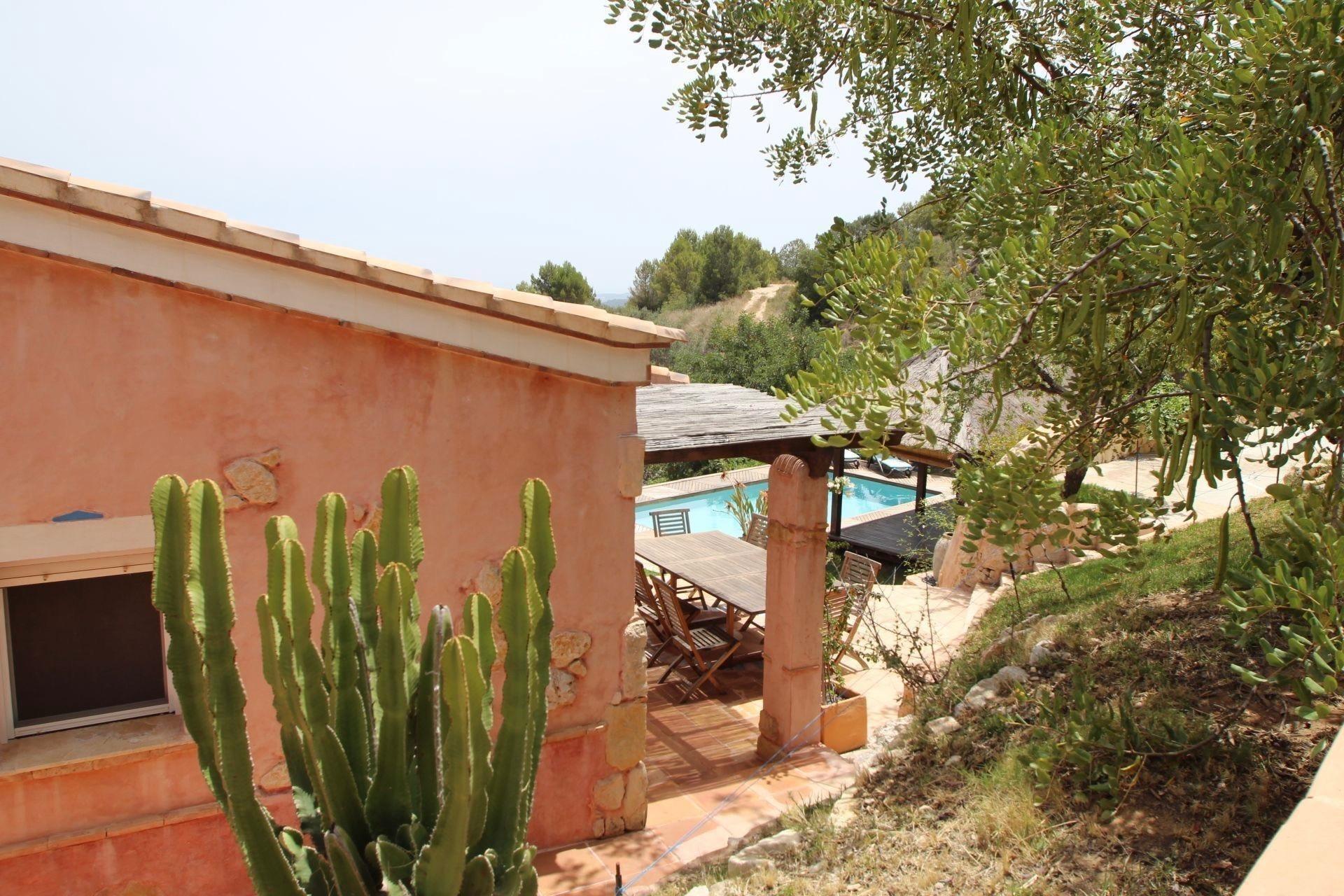 Living room in villa for sale in Altea