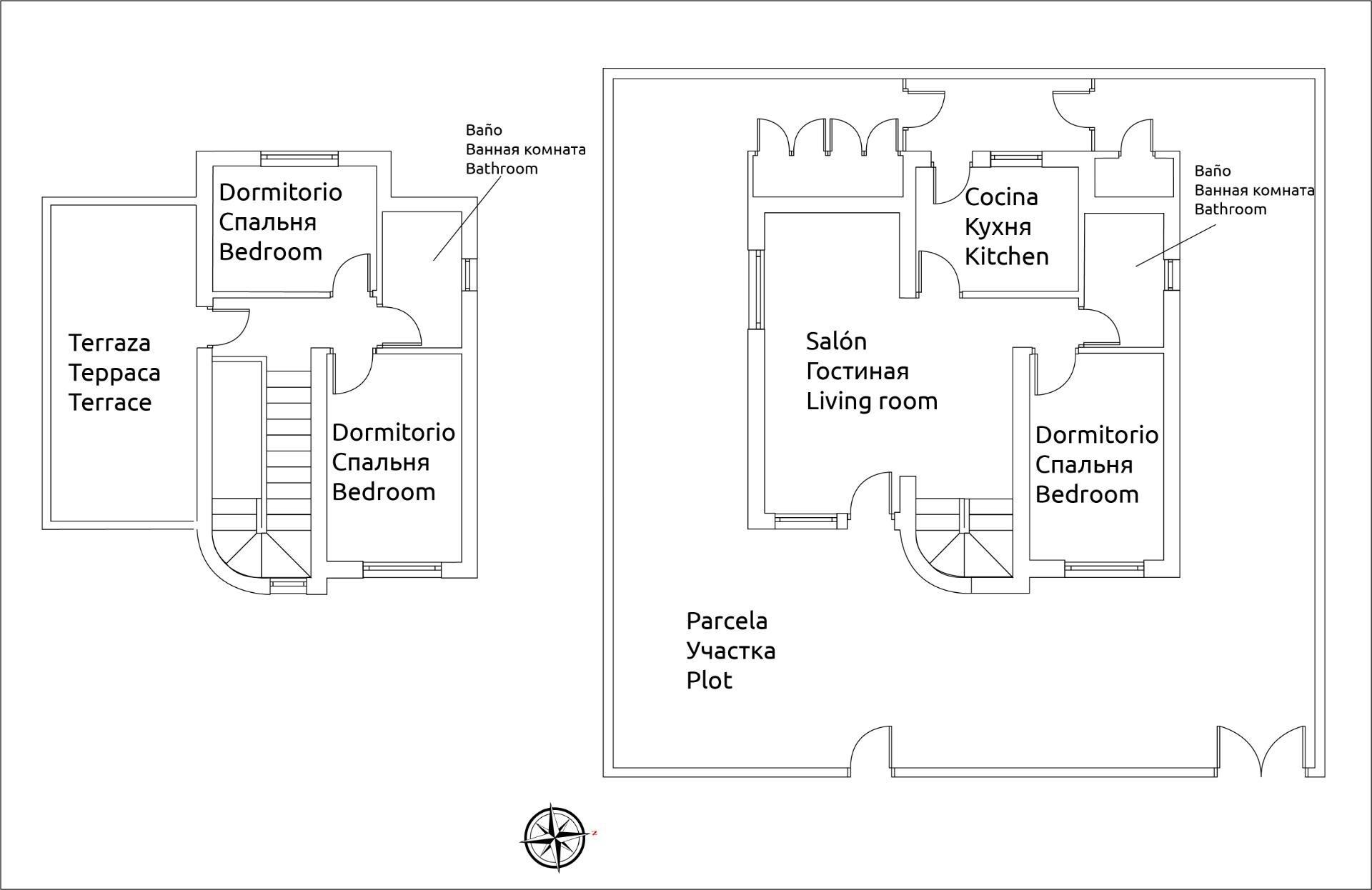 Bathroom in villa for sale in Torrevieja