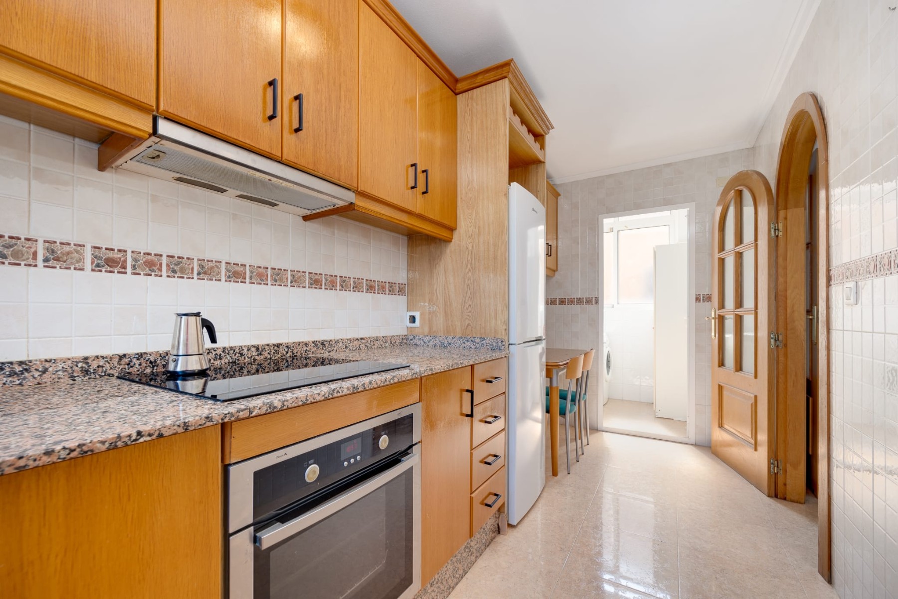 Pool area in apartment for sale in Jacarilla