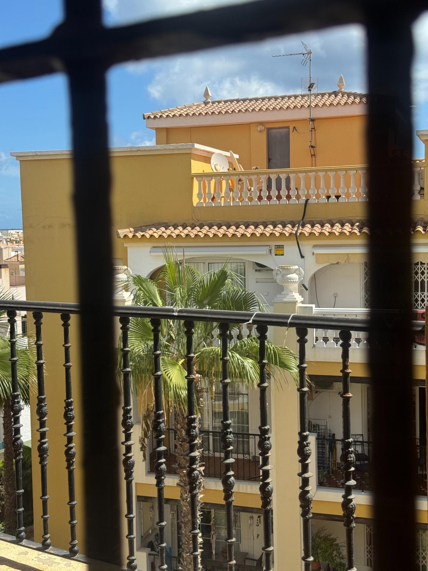 Terrace in penthouse for sale in Torrevieja