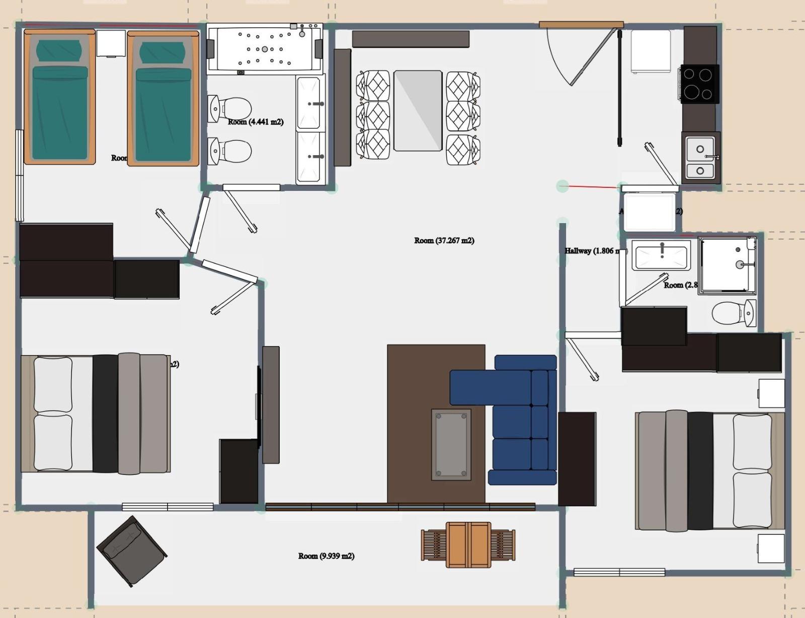 Kitchen in penthouse for sale in Torrevieja