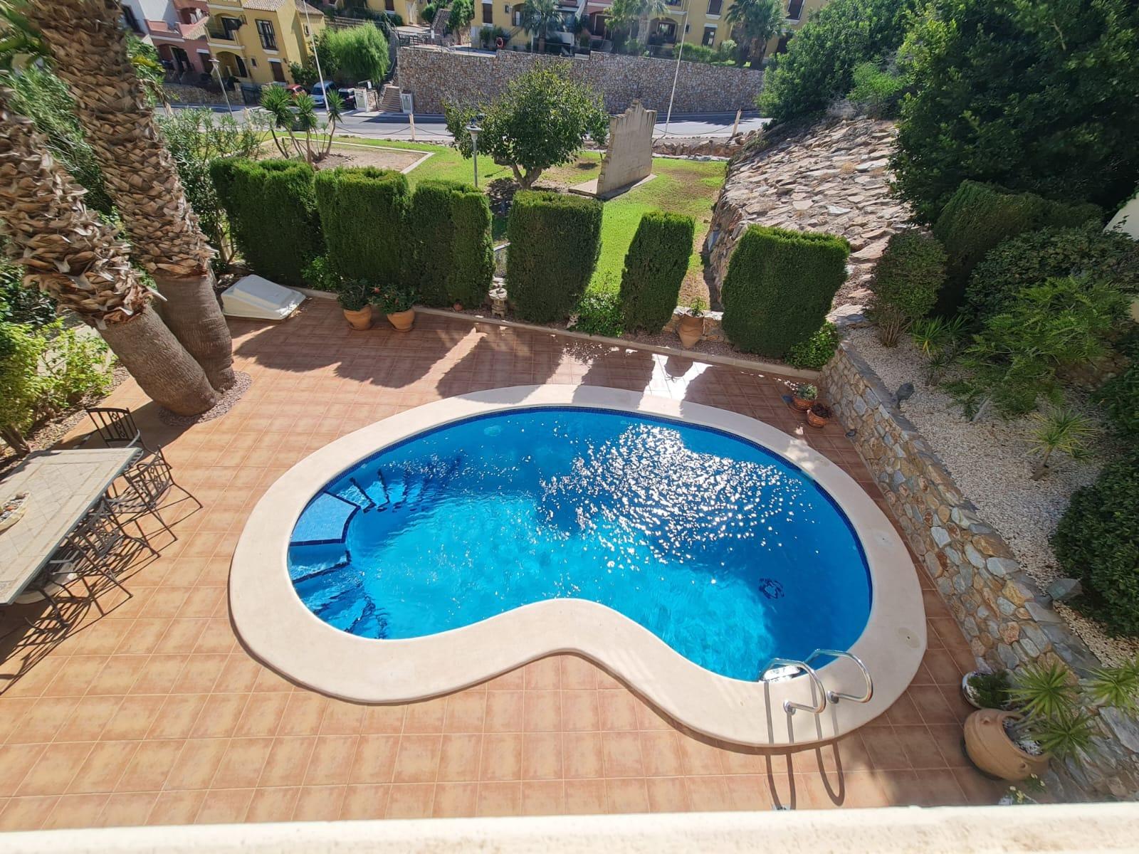 Master bedroom in villa for sale in Orihuela Costa