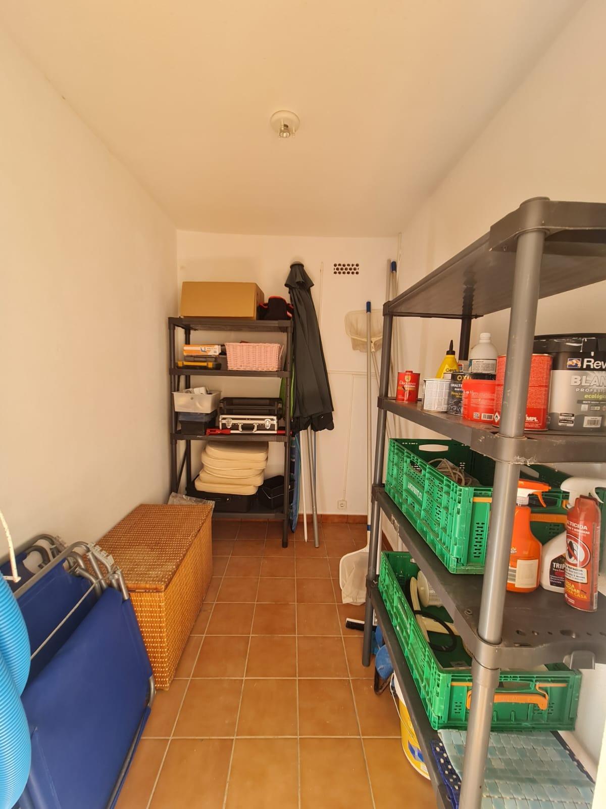 Pool area in villa for sale in Orihuela Costa
