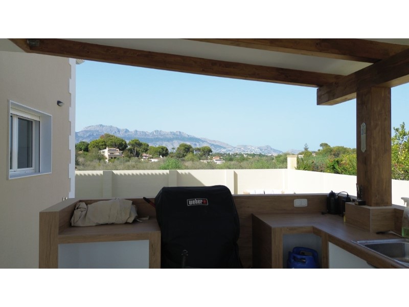 Master bedroom in villa for sale in Alfas del Pi