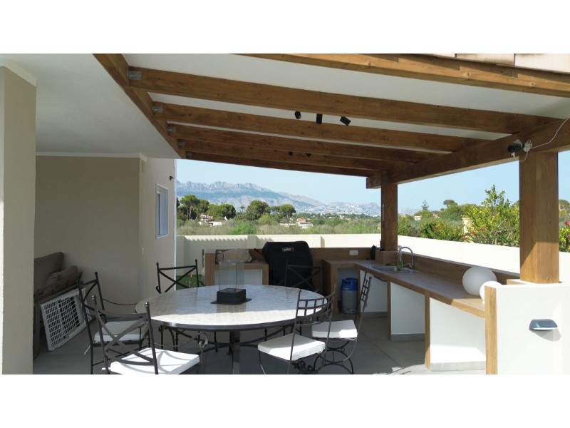 Master bedroom in villa for sale in Alfas del Pi