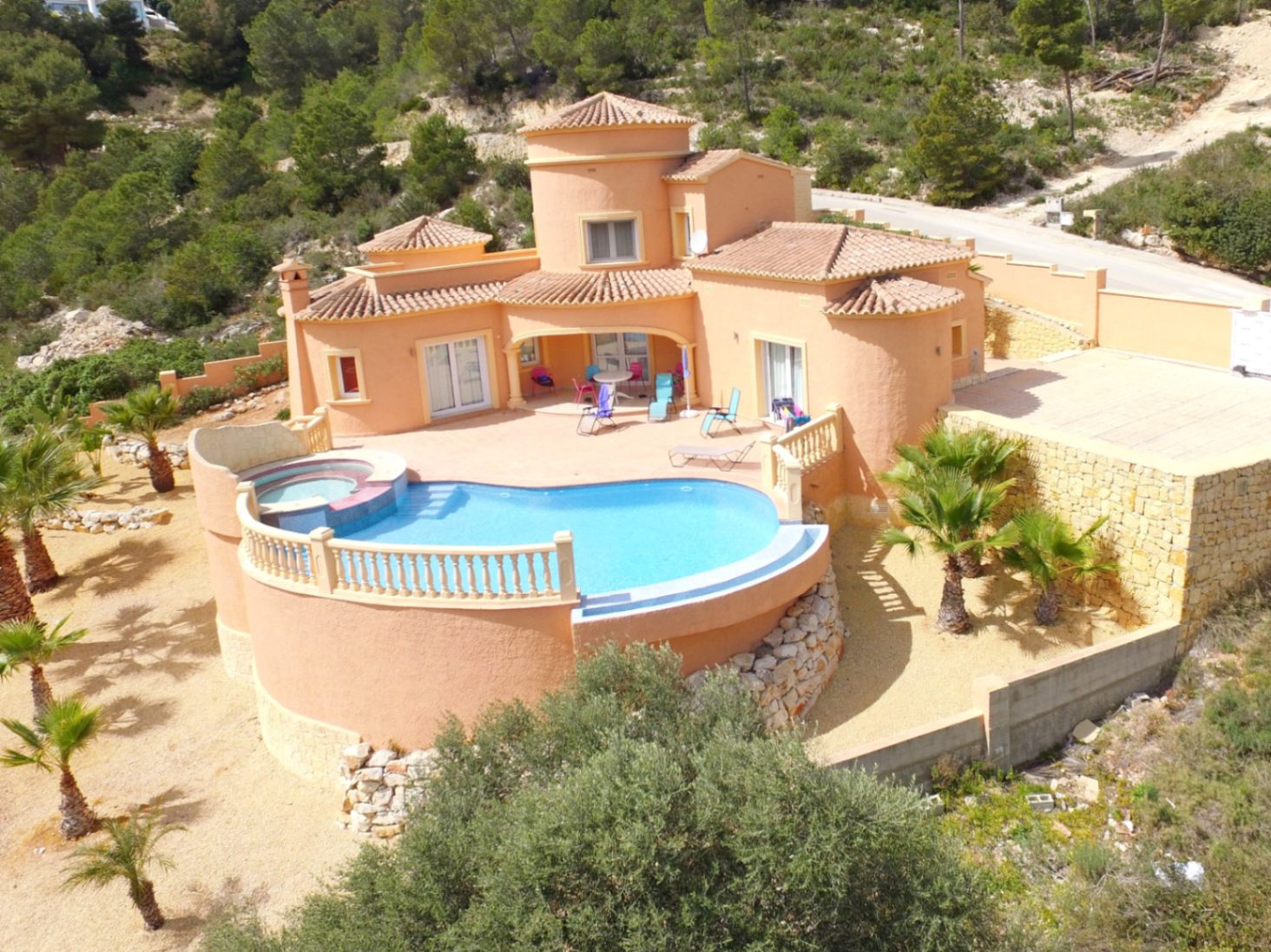 Living room in villa for sale in javea