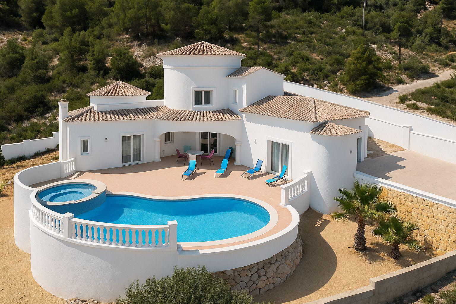 Bedroom in villa for sale in javea