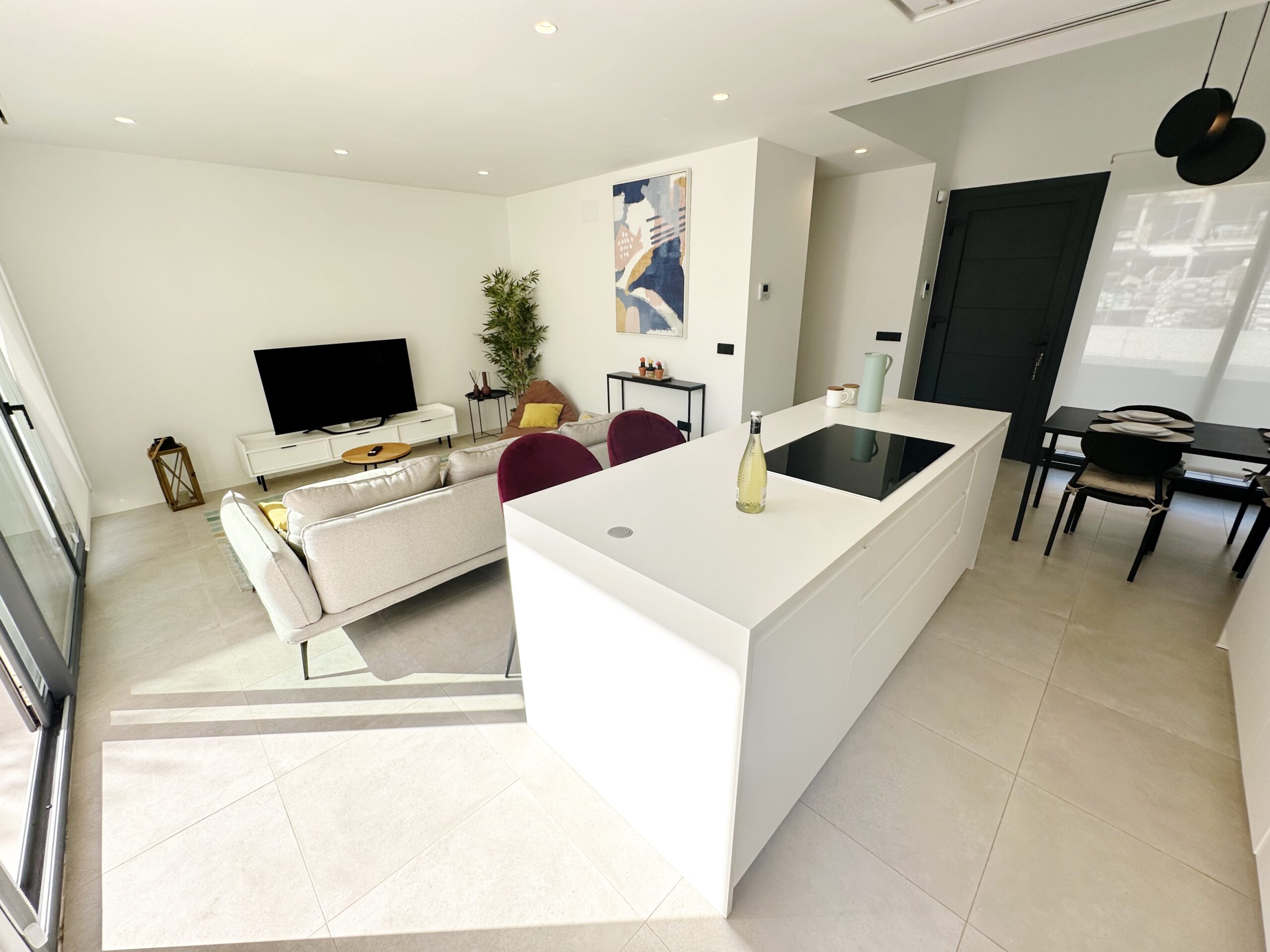 Living room in villa for sale in Santa Rosalia Resort