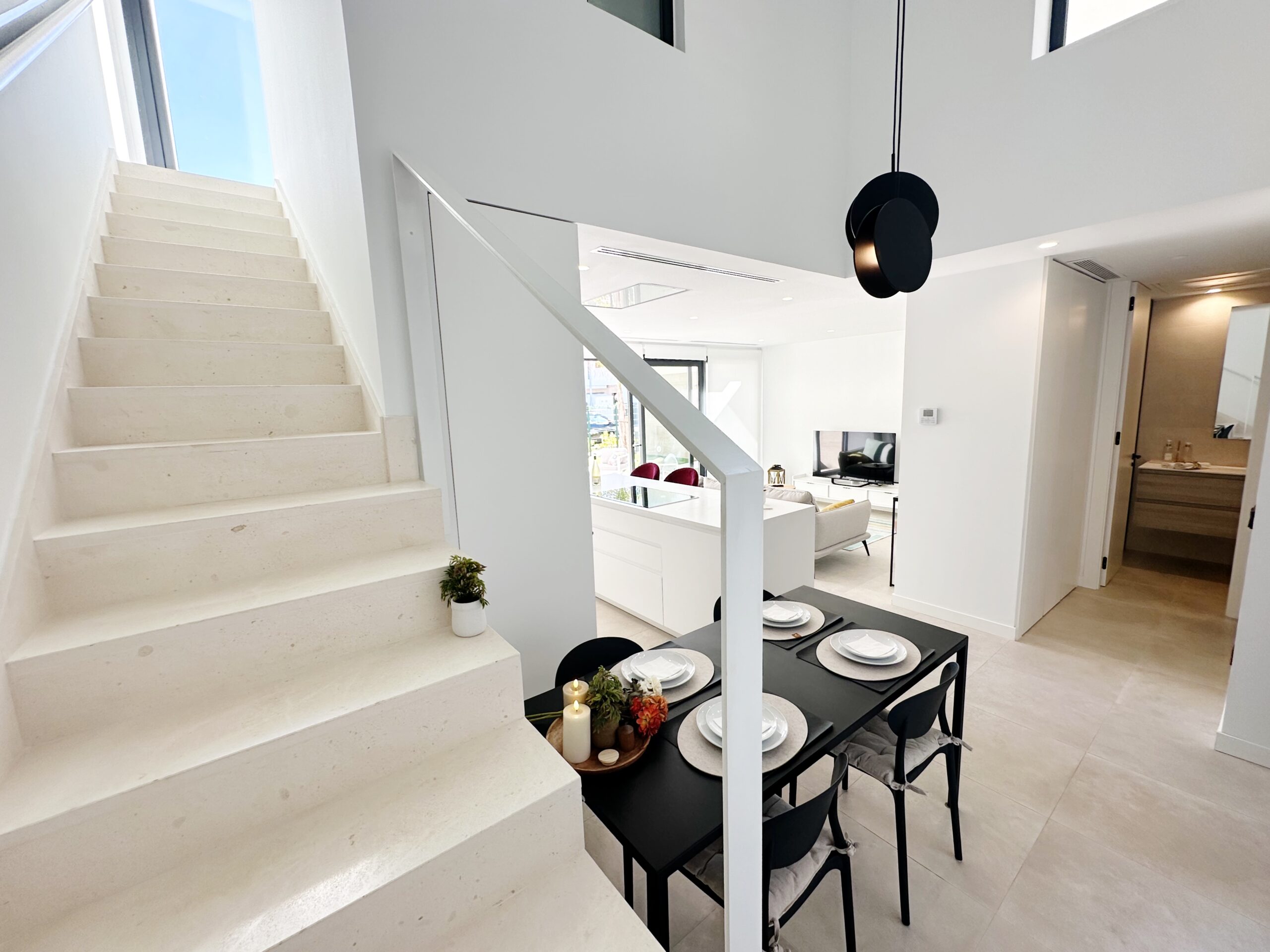 Terrace in villa for sale in Santa Rosalia Resort