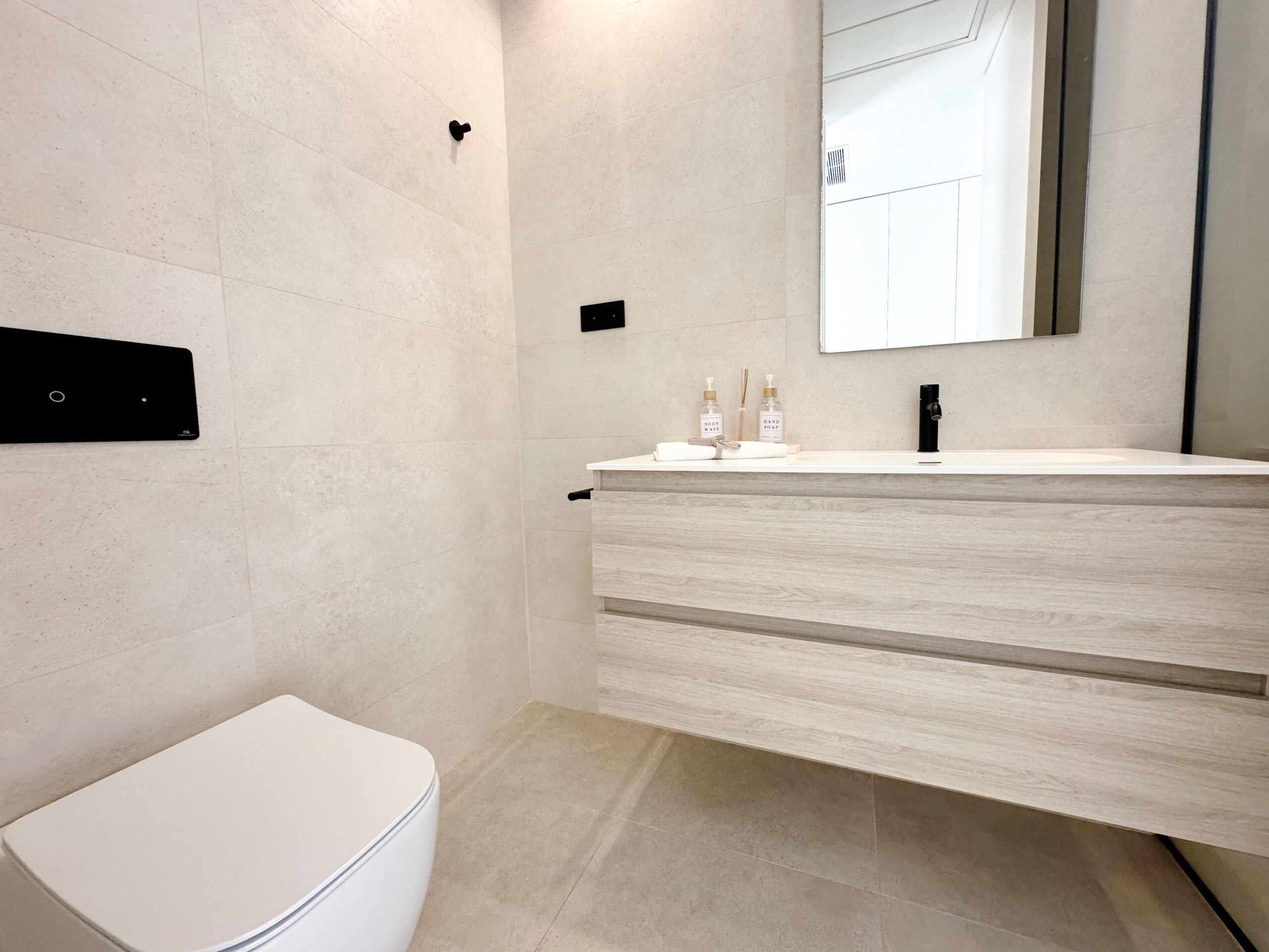Bathroom in villa for sale in Santa Rosalia Resort