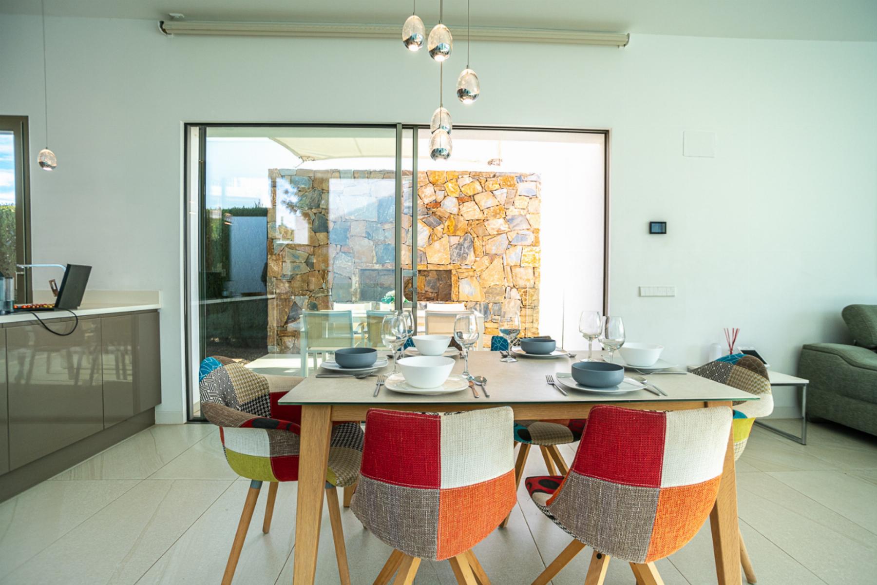 Pool area in villa for sale in Orihuela Costa