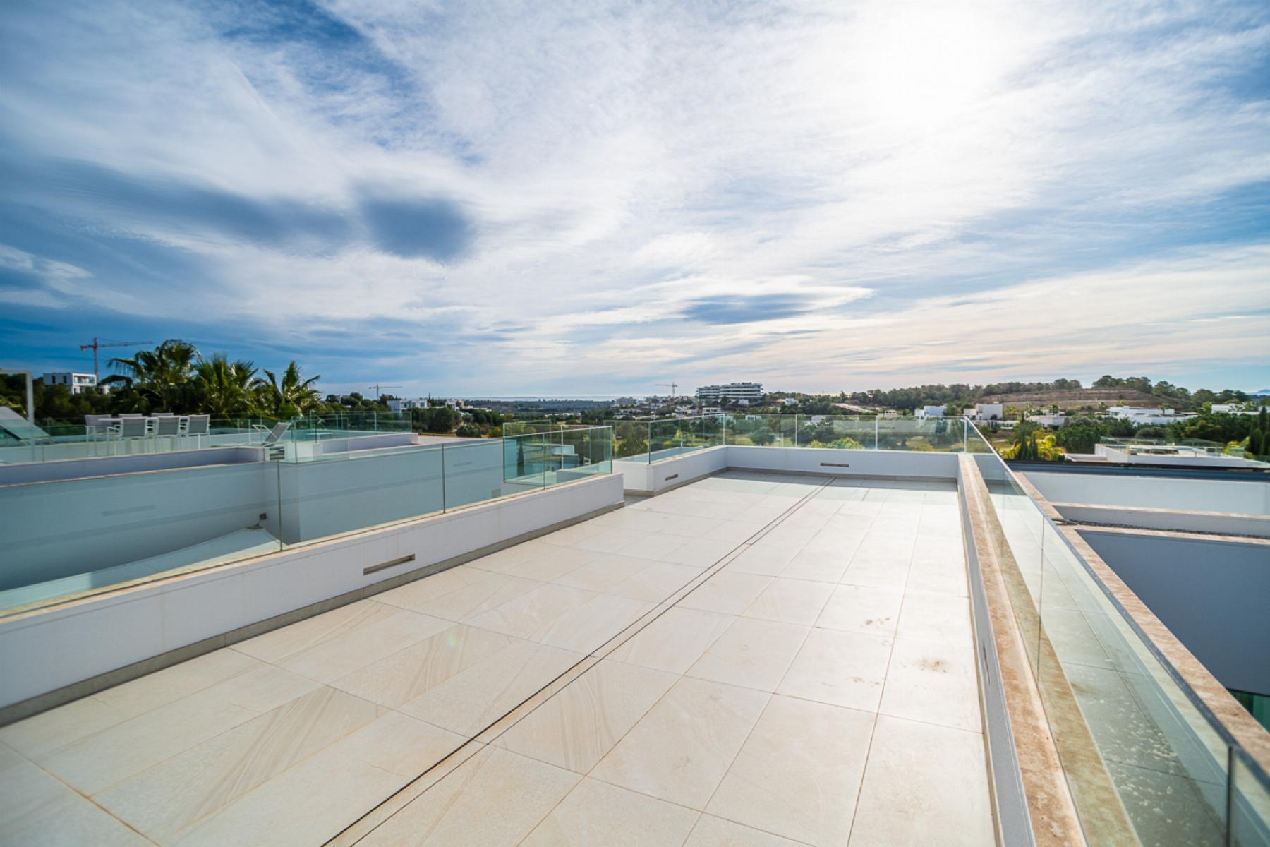 Pool area in villa for sale in Orihuela Costa