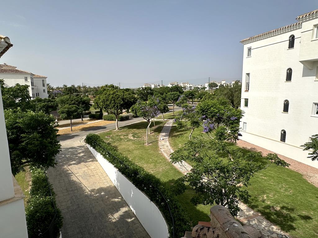 Pool area in apartment for sale in Hacienda Riquelme Golf Resort