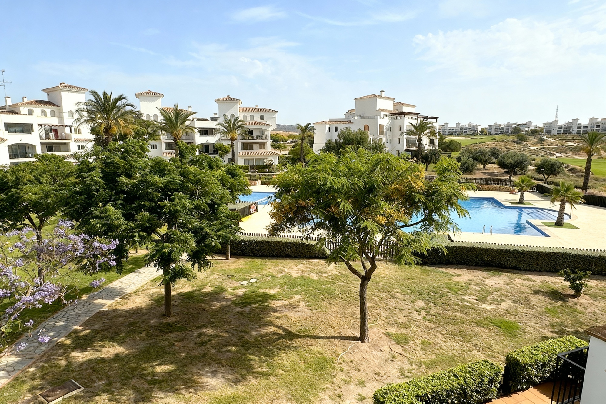 Living room in apartment for sale in Hacienda Riquelme Golf Resort