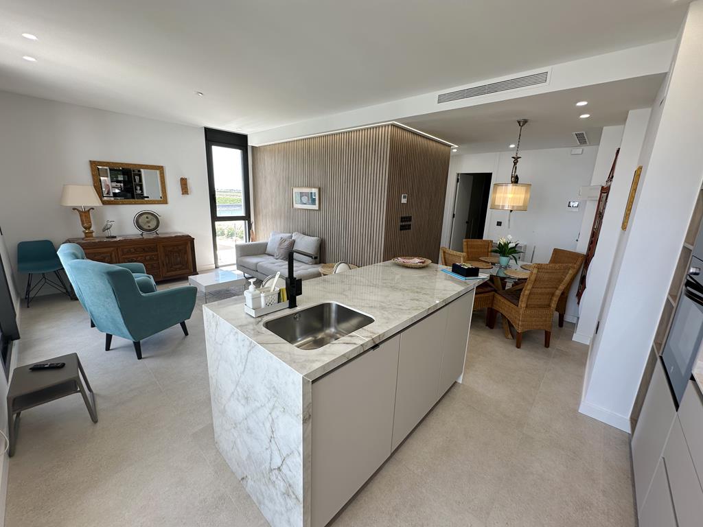 Living room in apartment for sale in Santa Rosalia Resort