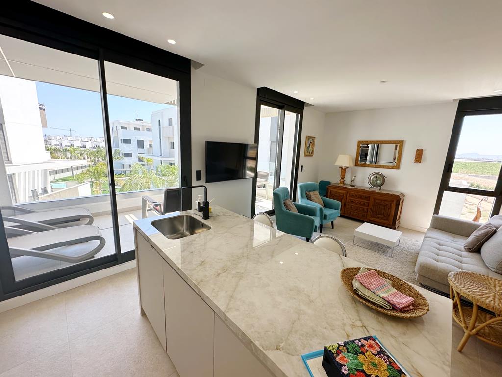 Kitchen in apartment for sale in Santa Rosalia Resort