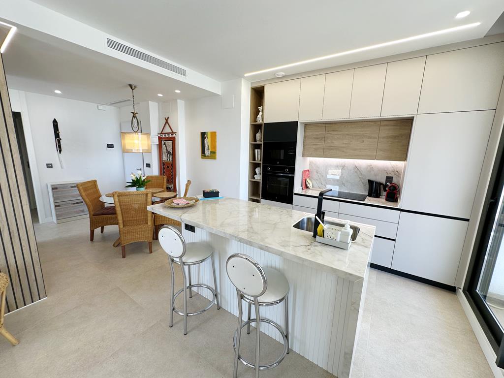 Pool area in apartment for sale in Santa Rosalia Resort